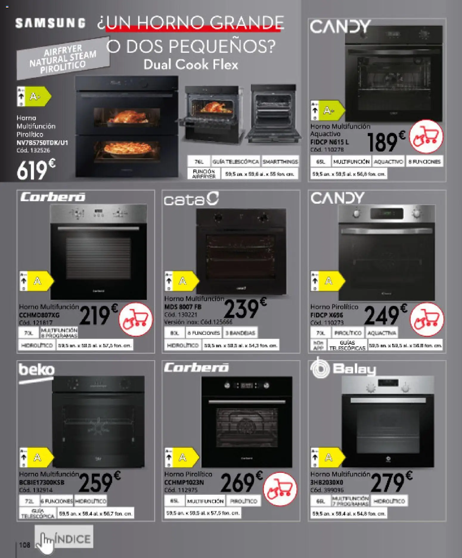 Conforama folleto │ válido desde el 16.04.2026 | Página: 108 | Productos: Horno