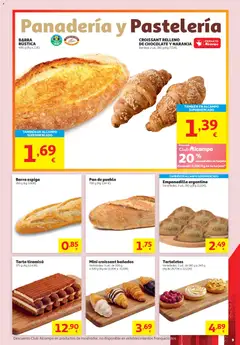 Vista previa Alcampo - HG Unico Nacional válido desde el 02.06.2026 | Página: 9 | Productos: Λουκανικοπιτάκια, Croissant, Panadería, Bandeja