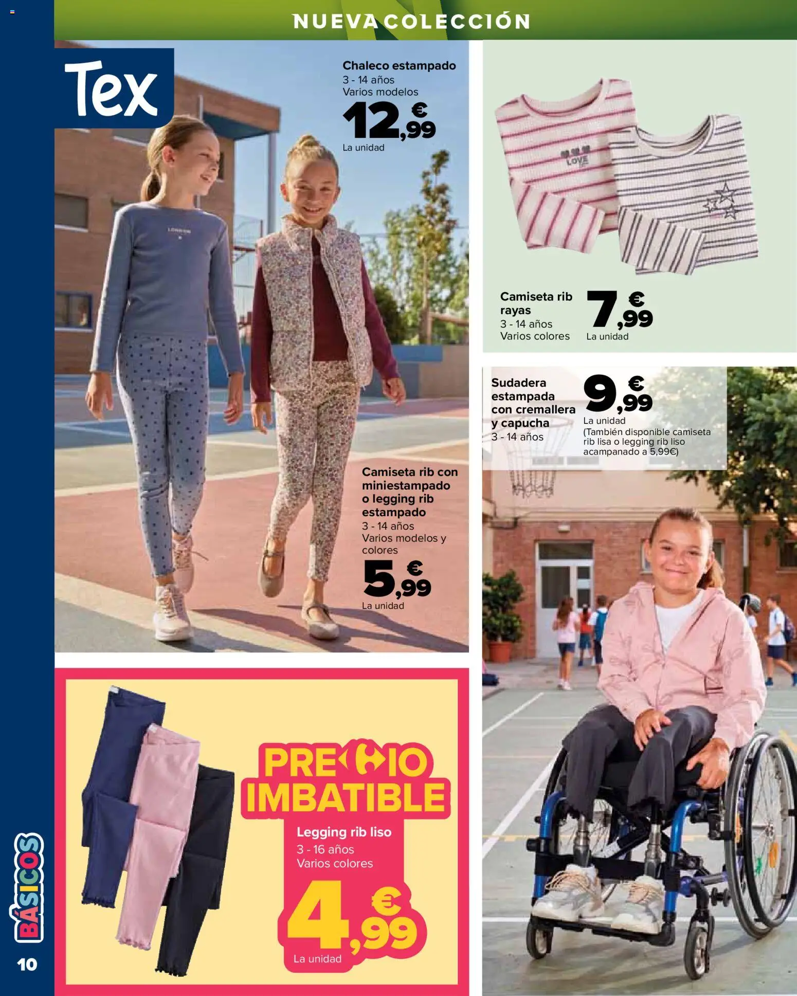 Carrefour Vuelta al cole II │ válido desde el 18/08/2026 | Página: 10 | Productos: Sudadera, Chaleco, Leggings
