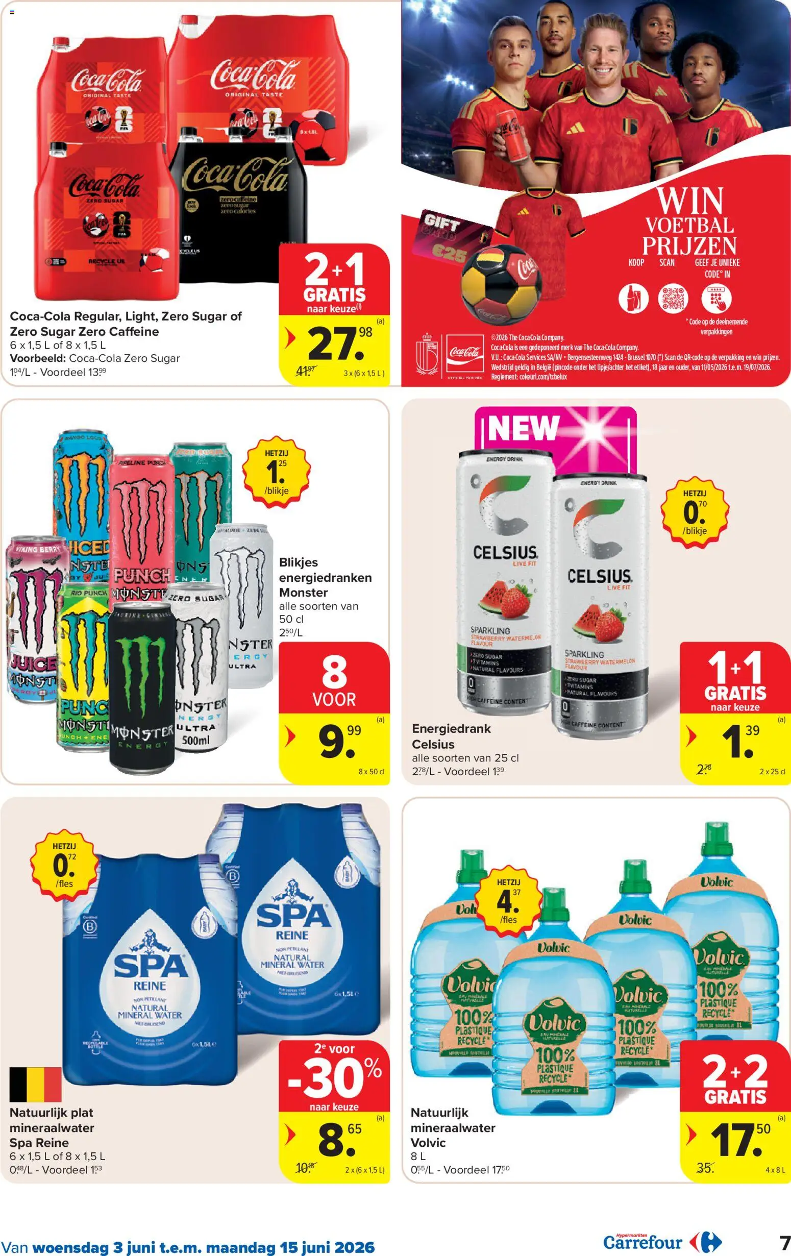 {H1} | Pagina: 7 | Producten: Fles, Coca Cola, Mango, Mineraalwater
