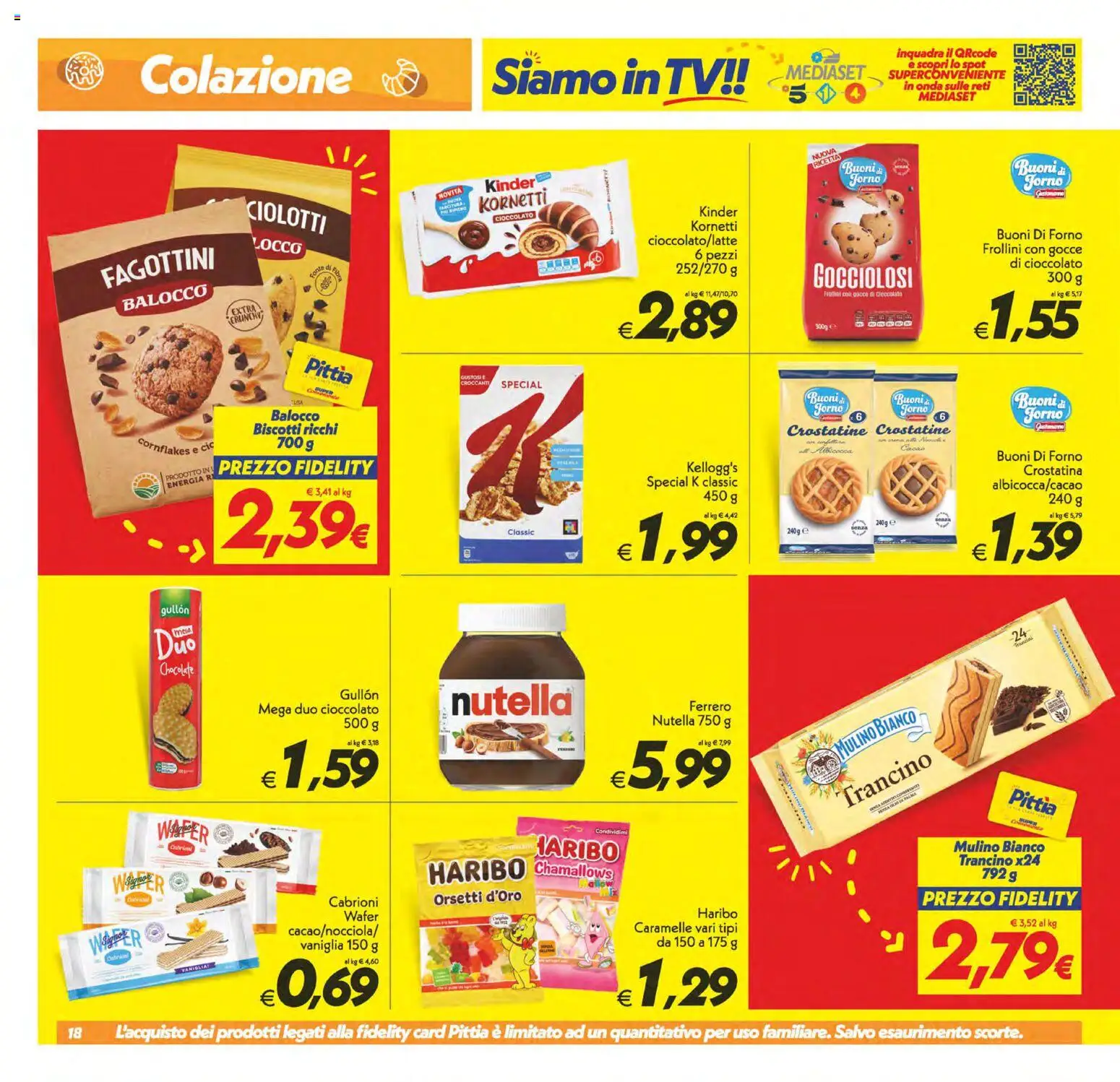 Volantino SuperConveniente del 29.05.2026 | Pagina: 18 | Prodotti: Cioccolato, Biscotti, Crostatine, Cacao