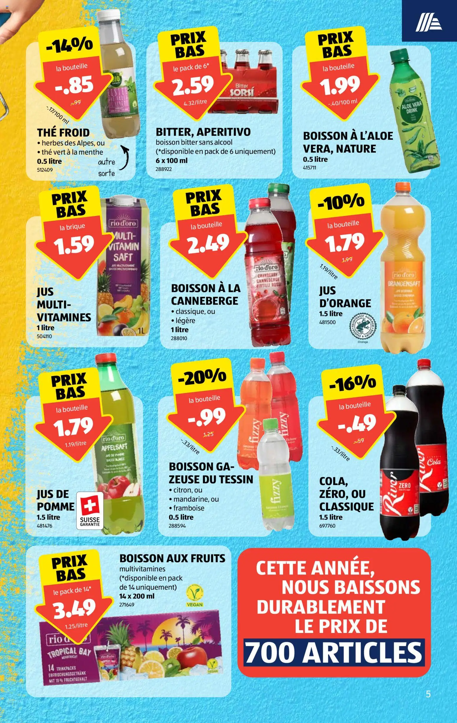 Aldi aktionen FR – gültig ab 09.07.2026 | Seite: 5 | Produkte: Orangensaft, Apfelsaft, Saft, Apple