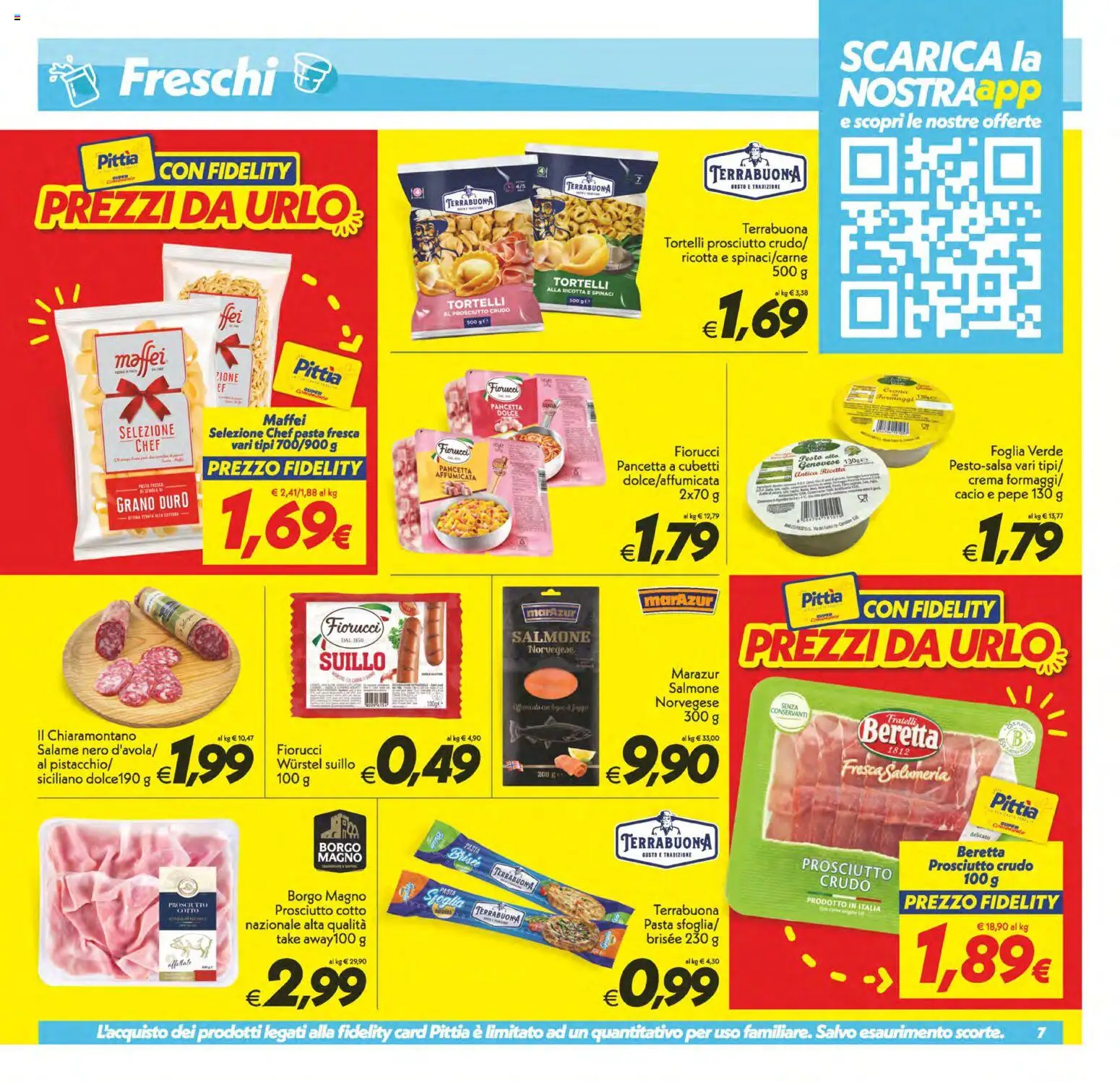 Volantino SuperConveniente del 29.05.2026 | Pagina: 7 | Prodotti: Pasta, Wurstel, Ricotta, Tortelli