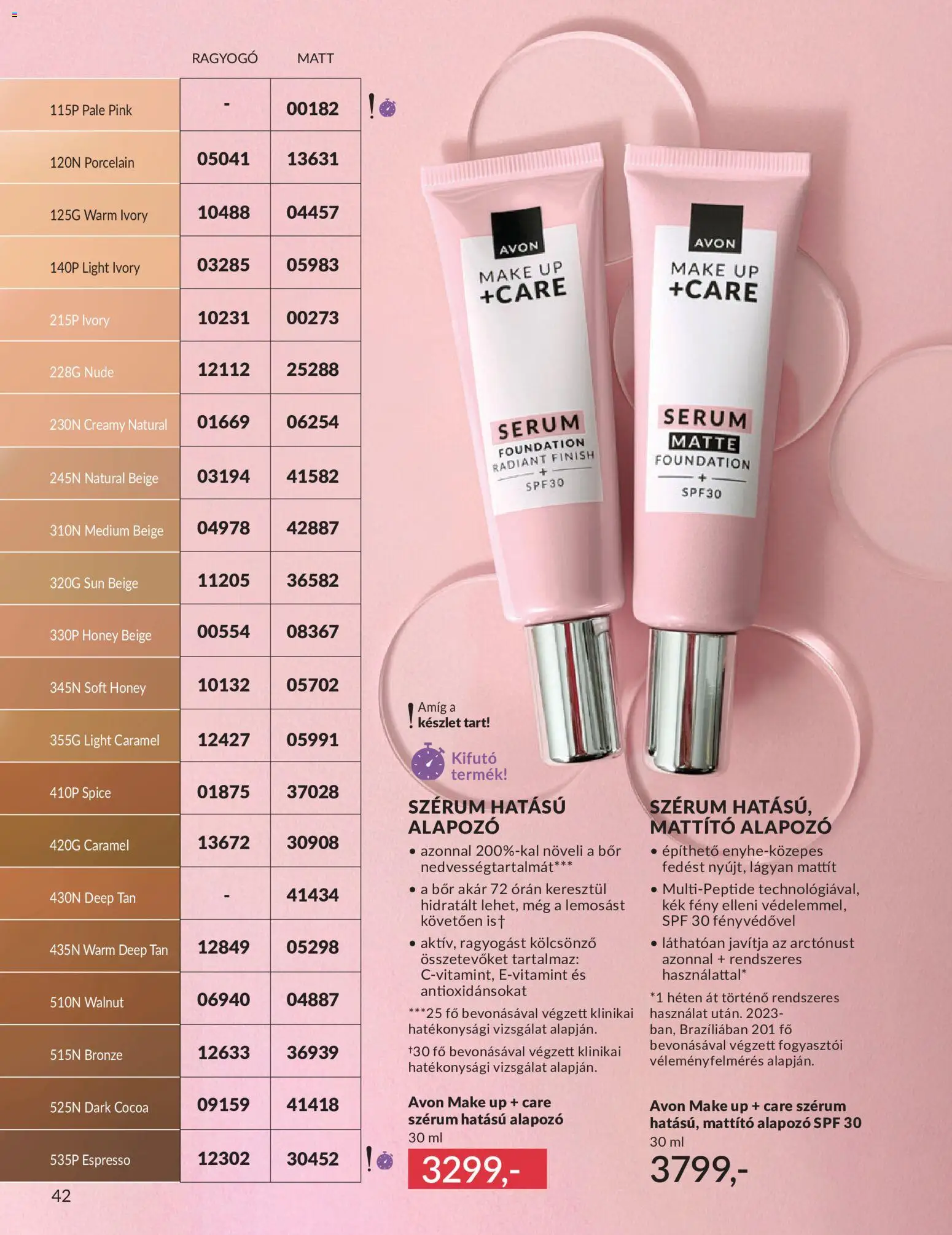 Avon akciós ujság - amely érvényes a következő dátumtól: 01.06.2026 | Oldal: 60 | Termékek: Alapozó, Bor
