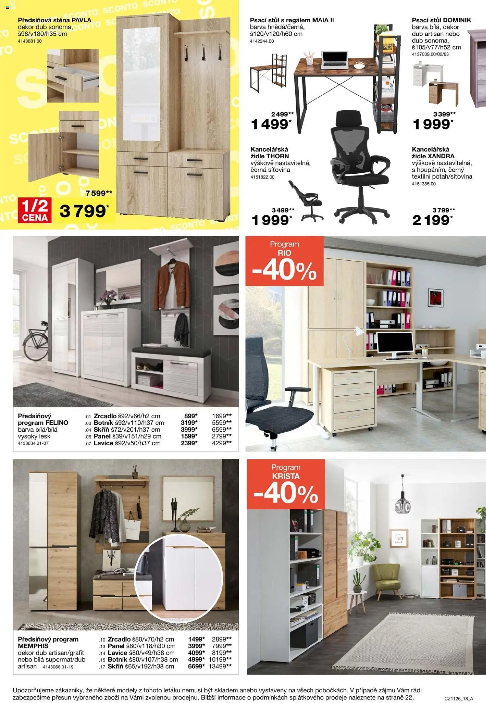 Sconto nábytek leták od 26.08.2026 | Strana: 18
