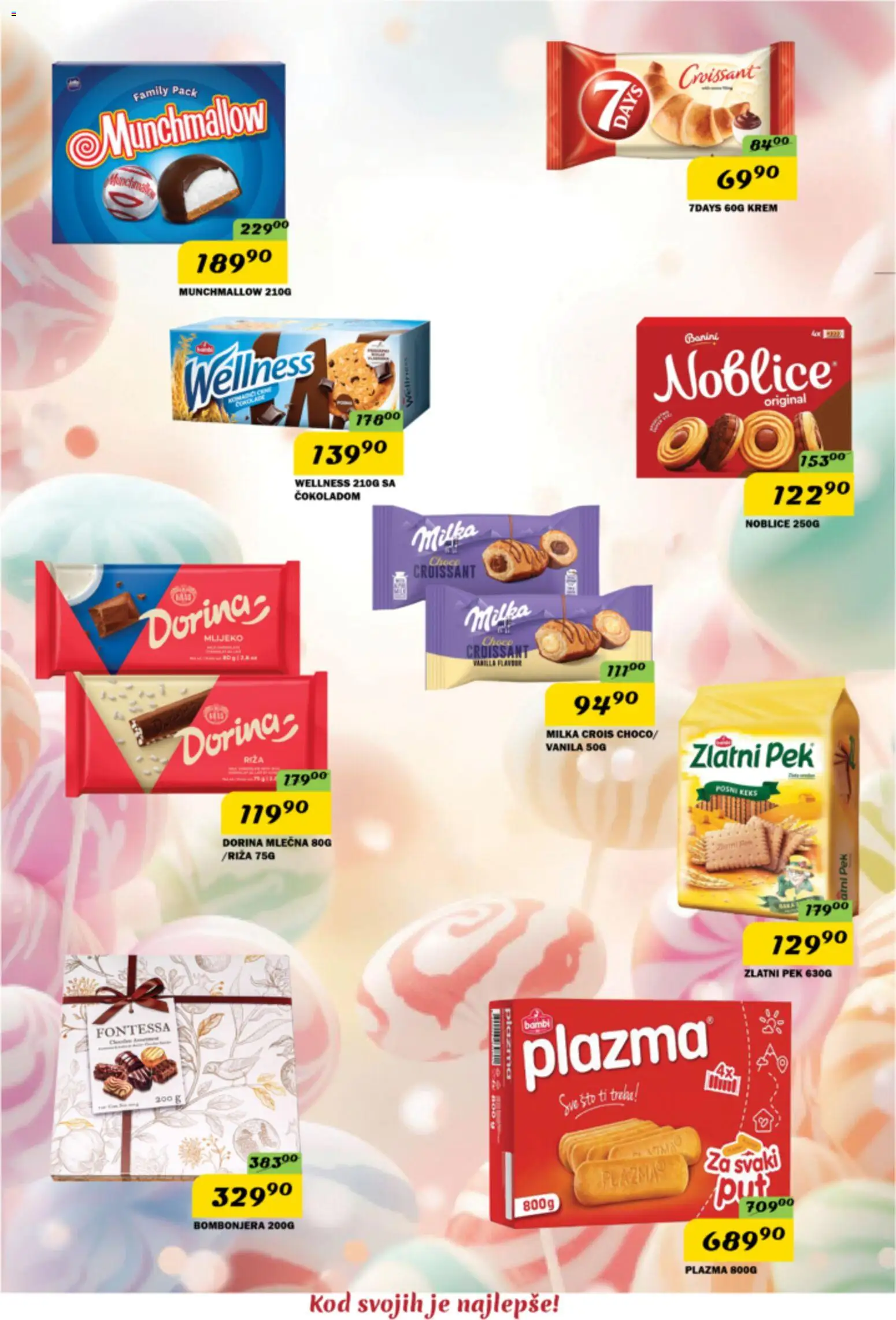 VP Dima katalog - važi od 22.10.2026 | Strana: 9 | Proizvode: Milka, Munchmallow, Sto, Krem