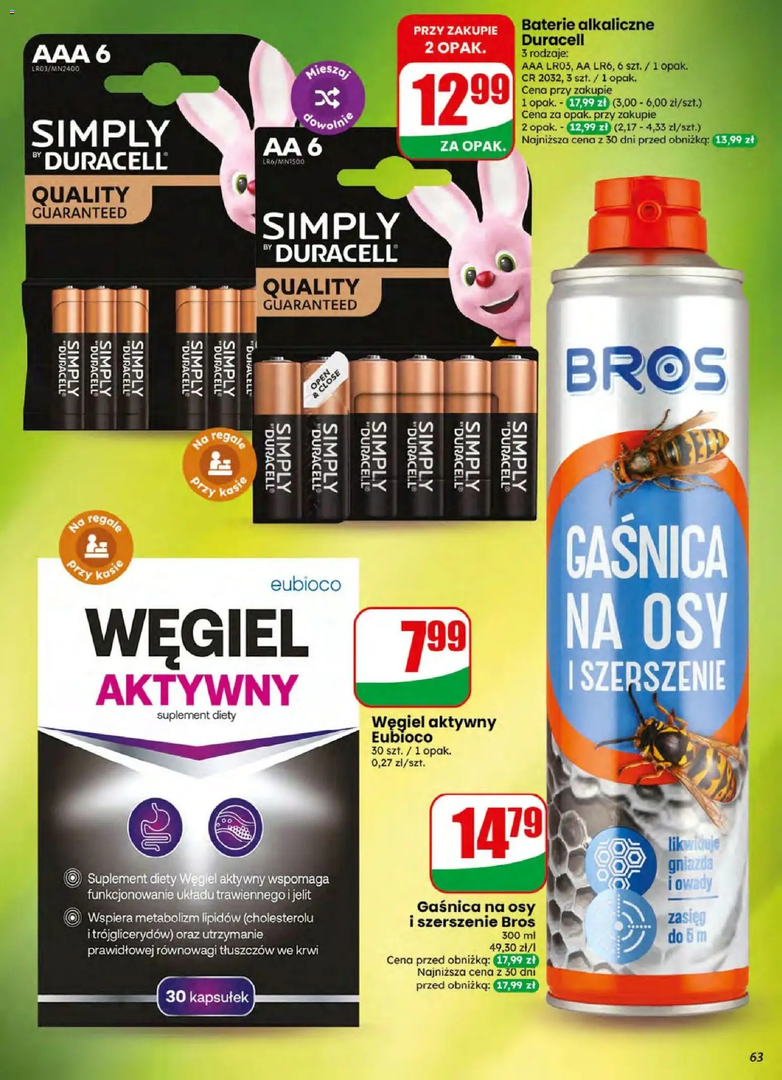 Dino gazetka od 05.08.2026 | Strona: 63 | Produkty: Gaśnica, Baterie