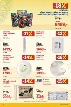 Metro Nyári katalógus 2026/07 - amely érvényes a következő dátumtól: 2026.07.01. | Oldal: 14 | Termékek: Hamburger, Doboz, Tányér, Pohár