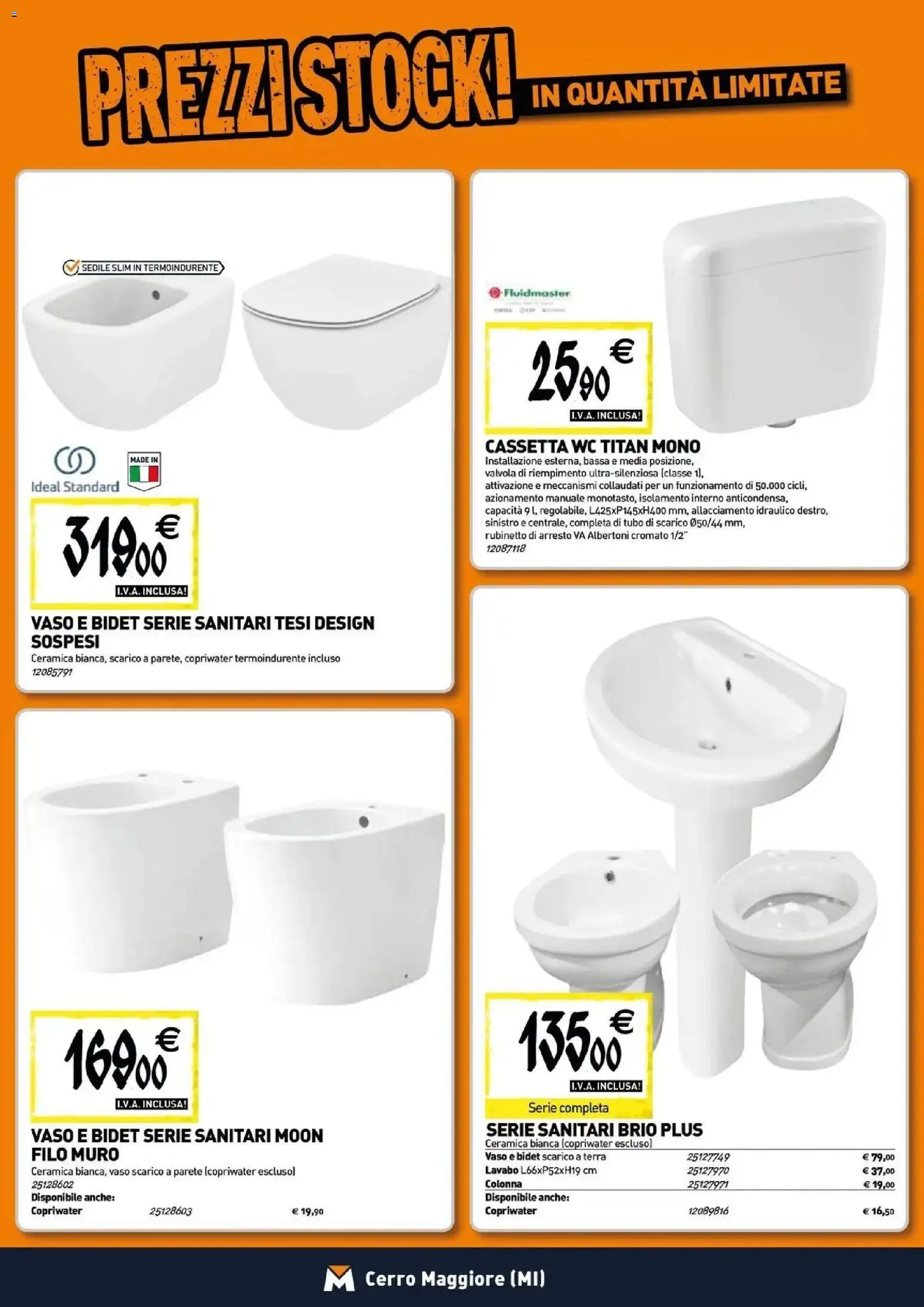 Volantino TECNOMAT del 30/07/2026 | Pagina: 4 | Prodotti: Tubo, WC, Vaso, Terra