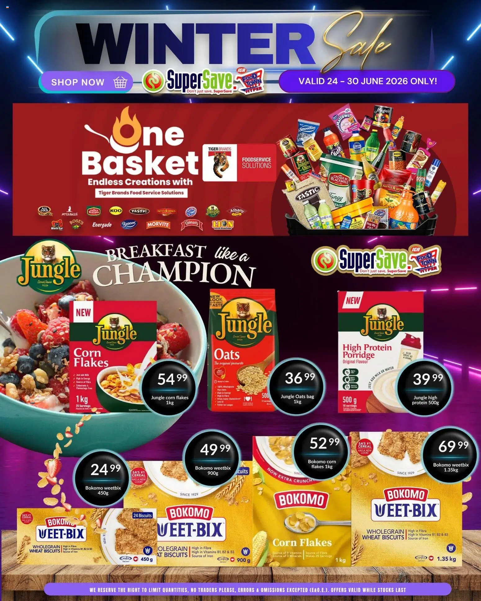 New Super Save catalogue – valid from 24/06/2026 | Page: 7 | Products: Corn, Bag, Iron, Detergente líquido
