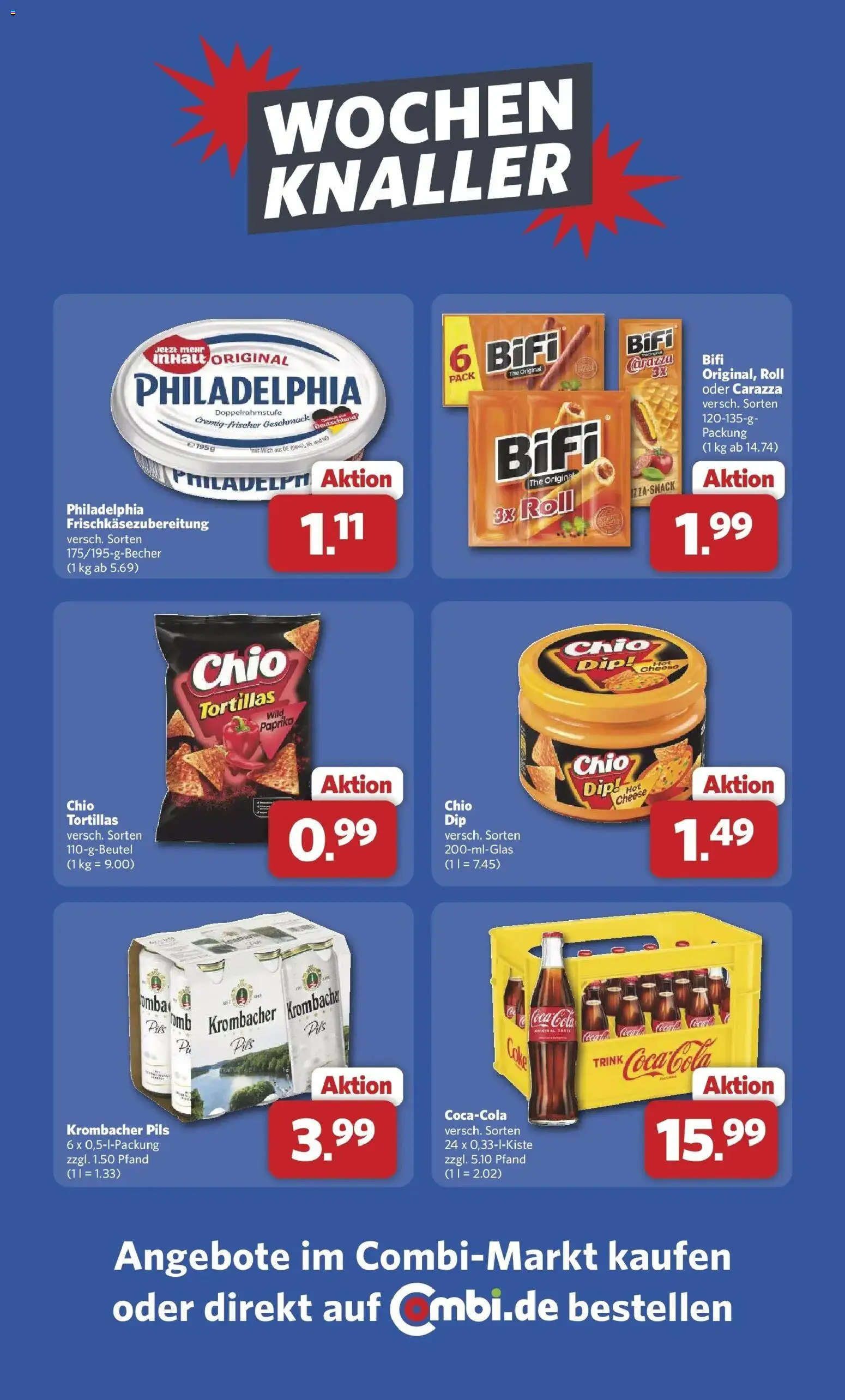 Combi Prospekt Detmold – gültig ab 20.04.2026 | Seite: 27 | Produkte: Coca cola, Cola, Philadelphia, Krombacher