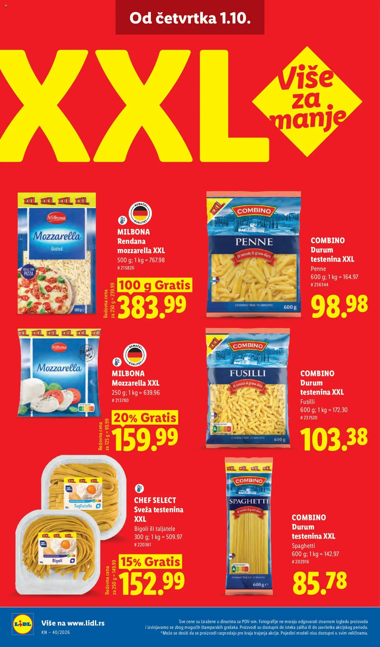 Lidl katalog - važi od 01.10.2026 | Strana: 62