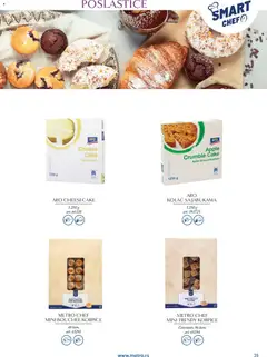 Metro katalog Smart Chef - pregled Metro kataloga - važi od 24.03.2026 | Strana: 39 | Proizvode: Kolač, Cheesecake