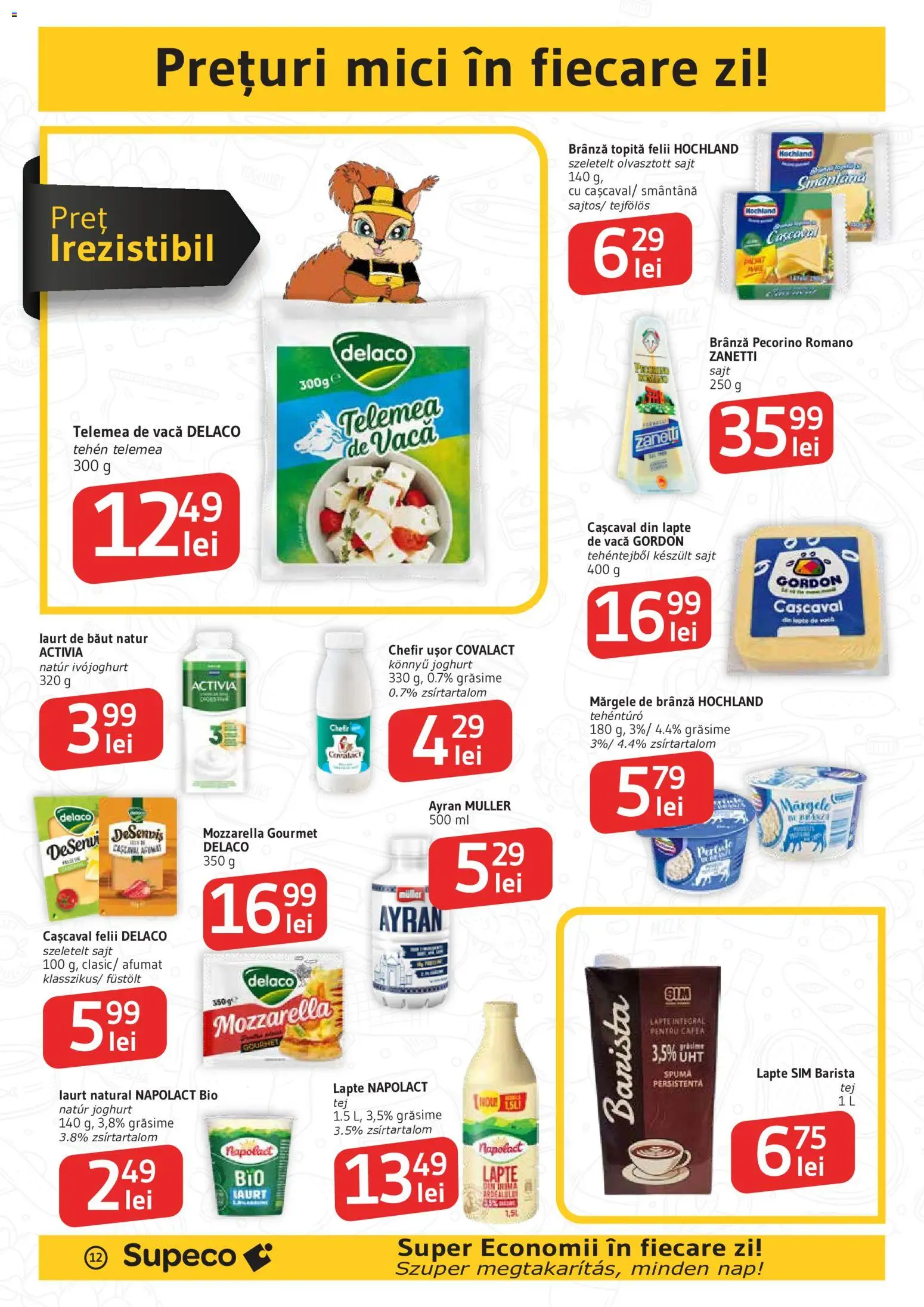 Noul catalog Supeco – valabil de la 09.07.2026 | Pagină: 12 | Produse: Şerit ödül, Light Kedi Konservesi, Mici, Iaurt