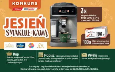 Pogląd oferty "Intermarche konkurs - Jesień smakuje kawą" - ważna od 08.10.2026