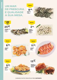 Pré-visualização Continente - Açores Churrasco, Frutos e Produtos da Terra válido de 21/07/2026 | Página: 8 | Produtos: Camarão, Sapateira