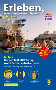 Lidl Red Bull Cliff Diving World Series ab 21.06.2026 gültig