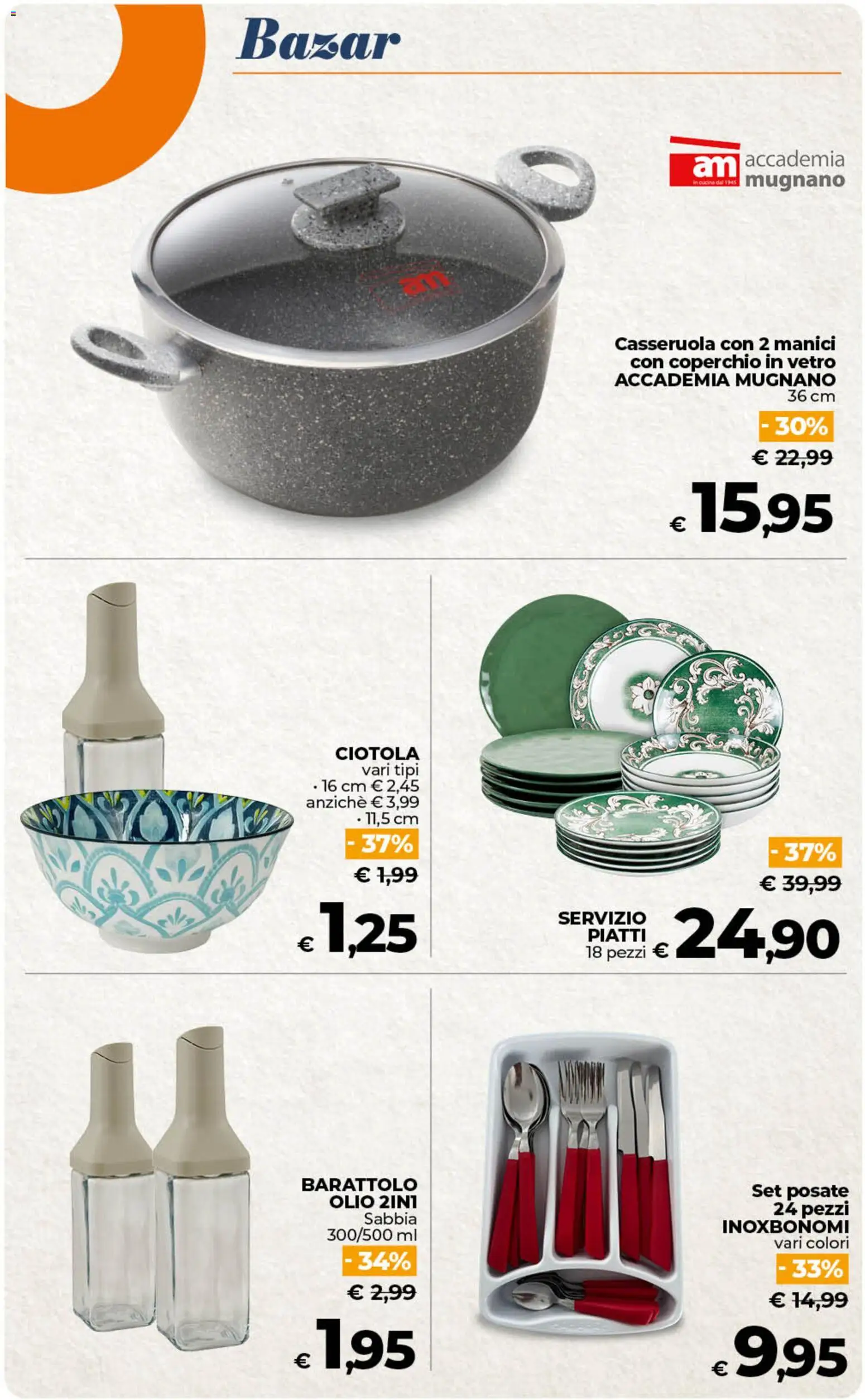 Volantino Ipercoop del 29.05.2026 | Pagina: 55 | Prodotti: Posate, Olio, Casseruola, Ciotola