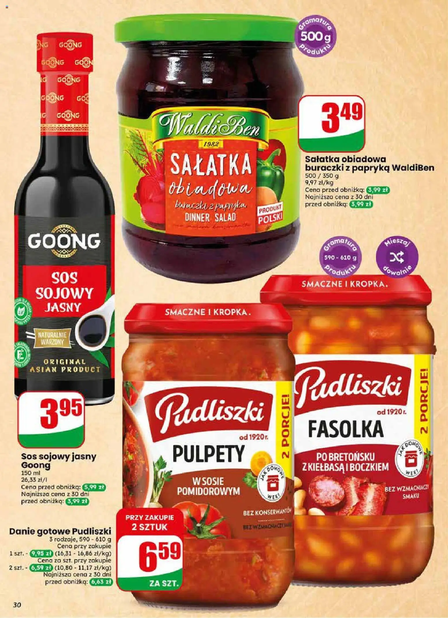 Dino gazetka od 17.06.2026 | Strona: 30 | Produkty: Papryka, Sos sojowy, Sałatka, Sos