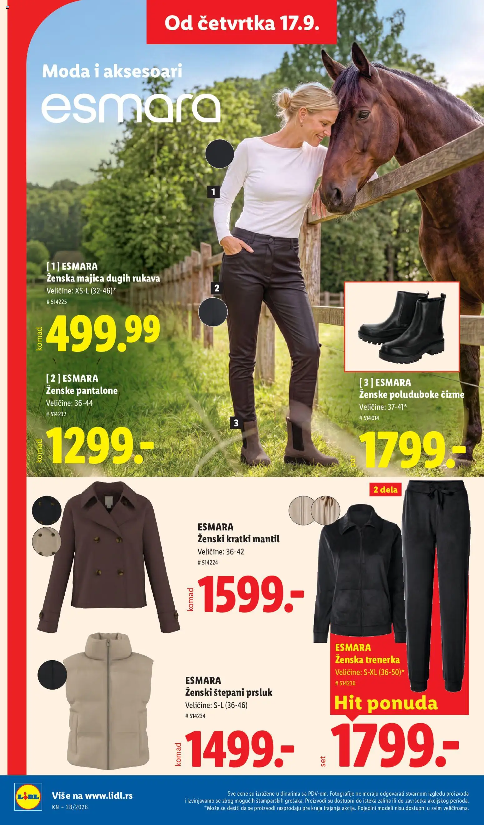 Lidl katalog - važi od 17.09.2026 | Strana: 66