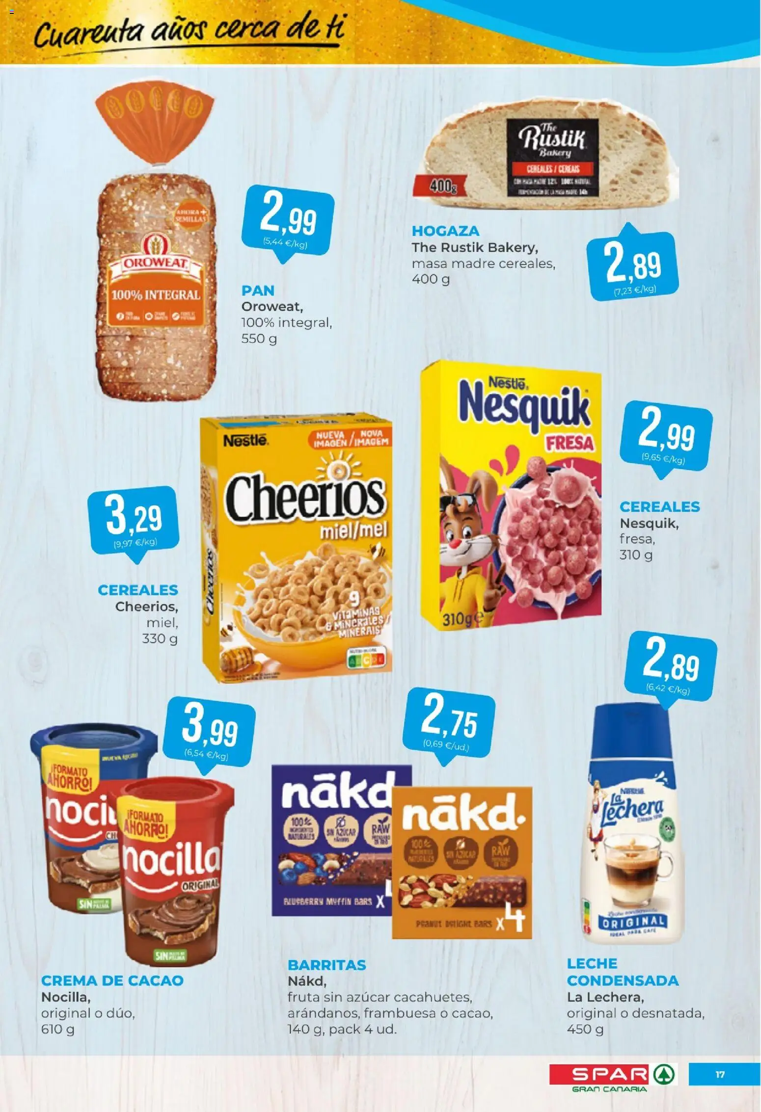 Spar - folleto │ válido desde el 16/10/2026 | Página: 17 | Productos: Fruta, Masa, Crema, Azúcar