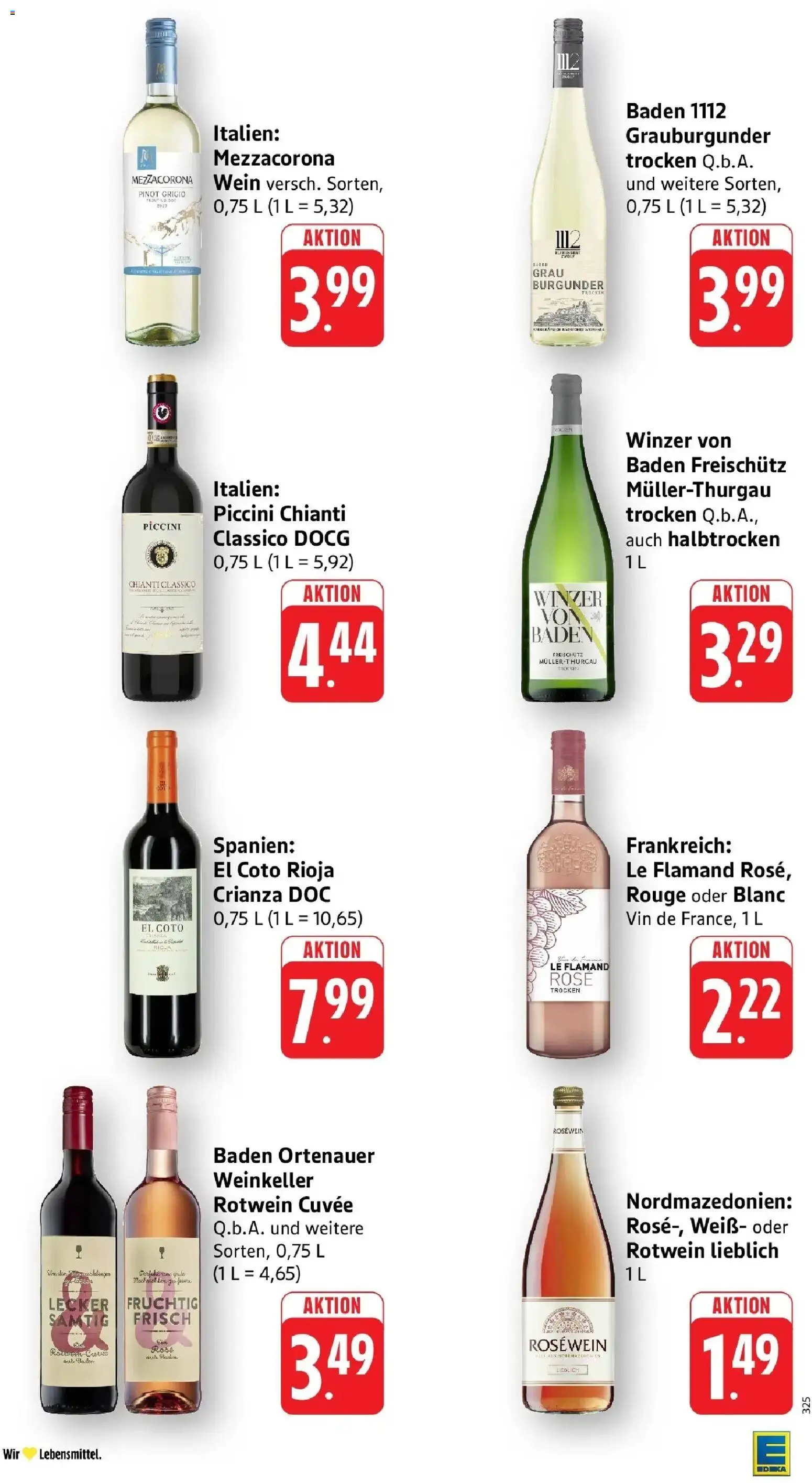 Edeka prospekt Weinheim	 – gültig ab 27.04.2026 | Seite: 37 | Produkte: Rotwein, Rosewein, Rouge, Wein