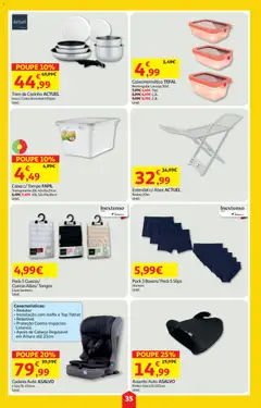 Pré-visualização Auchan folheto válido de 09/07/2026 | Página: 35 | Produtos: Cabo, Cadeira, Caixa, Cuecas