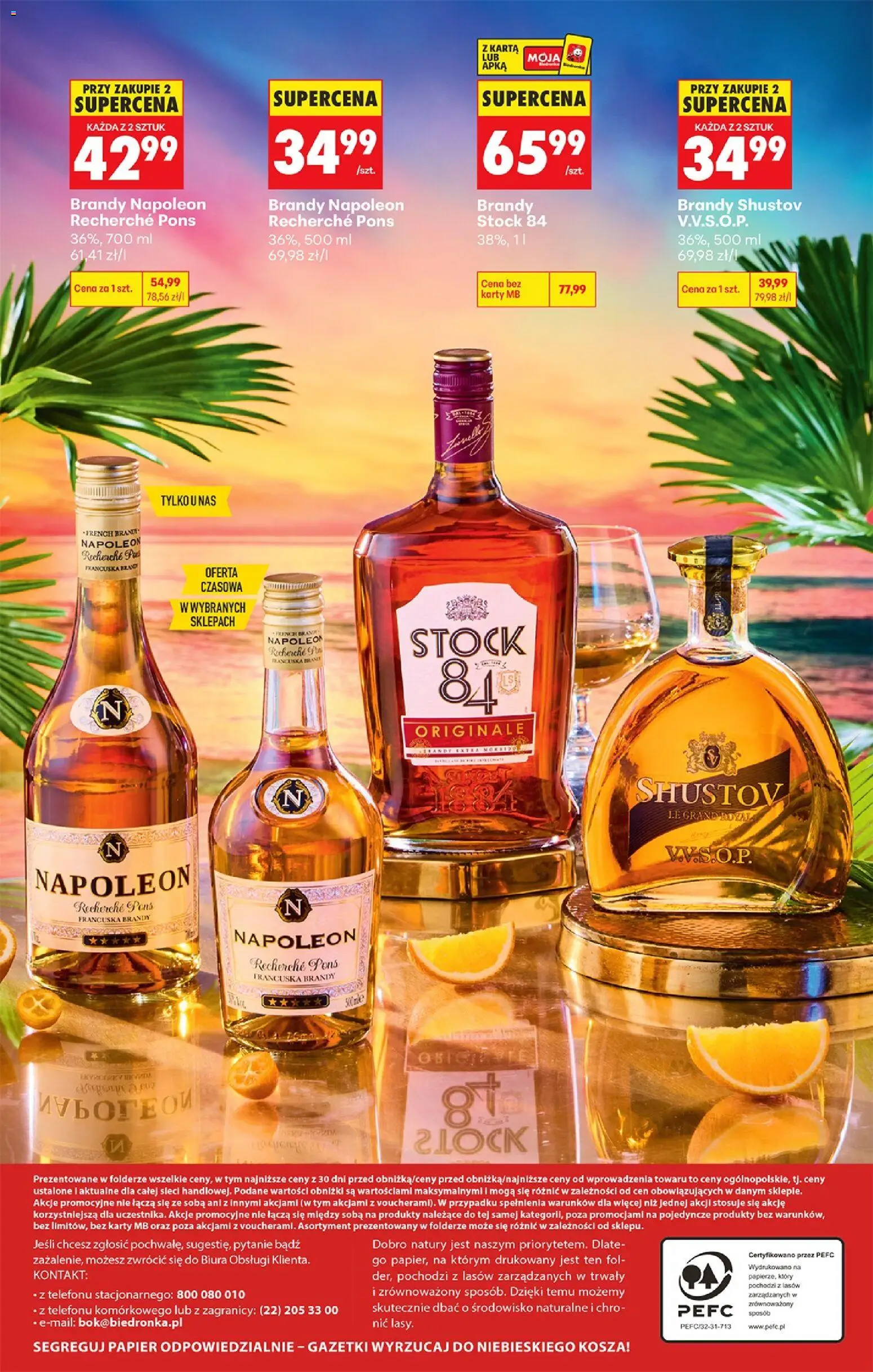 Biedronka gazetka - Czas na toast od 10.08.2026 | Strona: 37 | Produkty: Karta, Brandy Napoleon, Napoleon brandy, Brandy