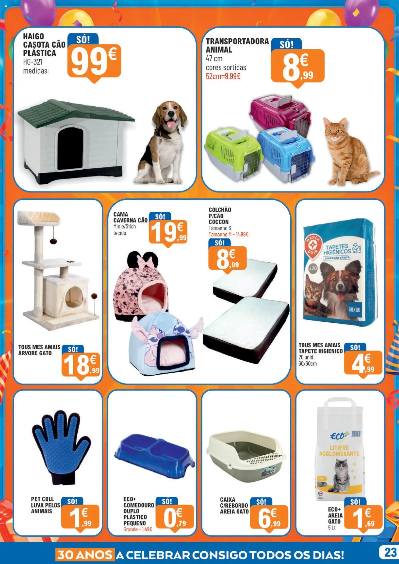 E.Leclerc folheto Aniversário Bazar Lamego │ válido de 15/10/2026 | Página: 23 | Produtos: Areia, Cama, Colchão, Tapete