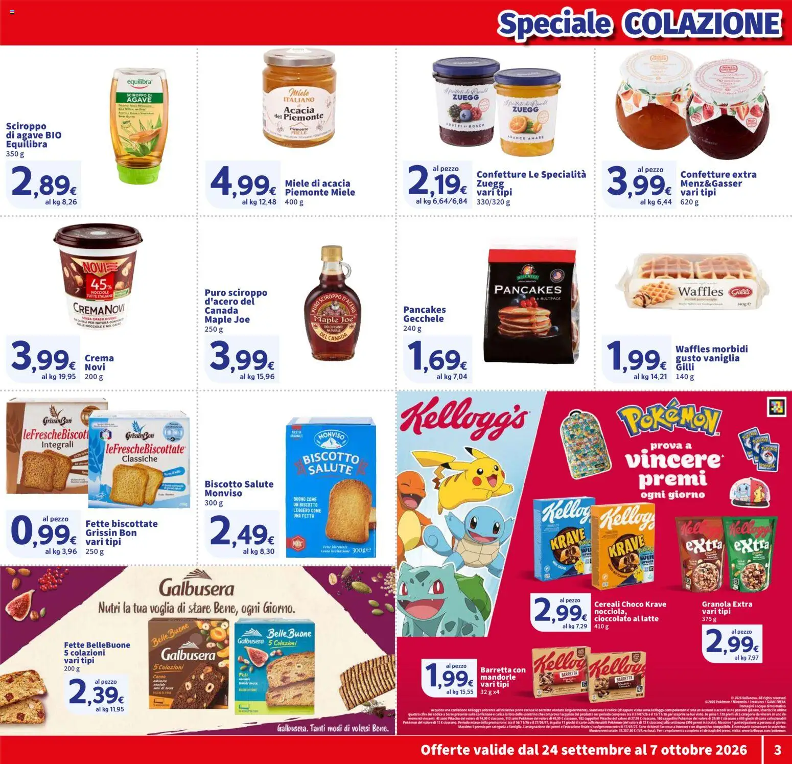 Volantino SIGMA del 24/09/2026 | Pagina: 3 | Prodotti: Vaniglia, Latte, Fette biscottate, Specialità