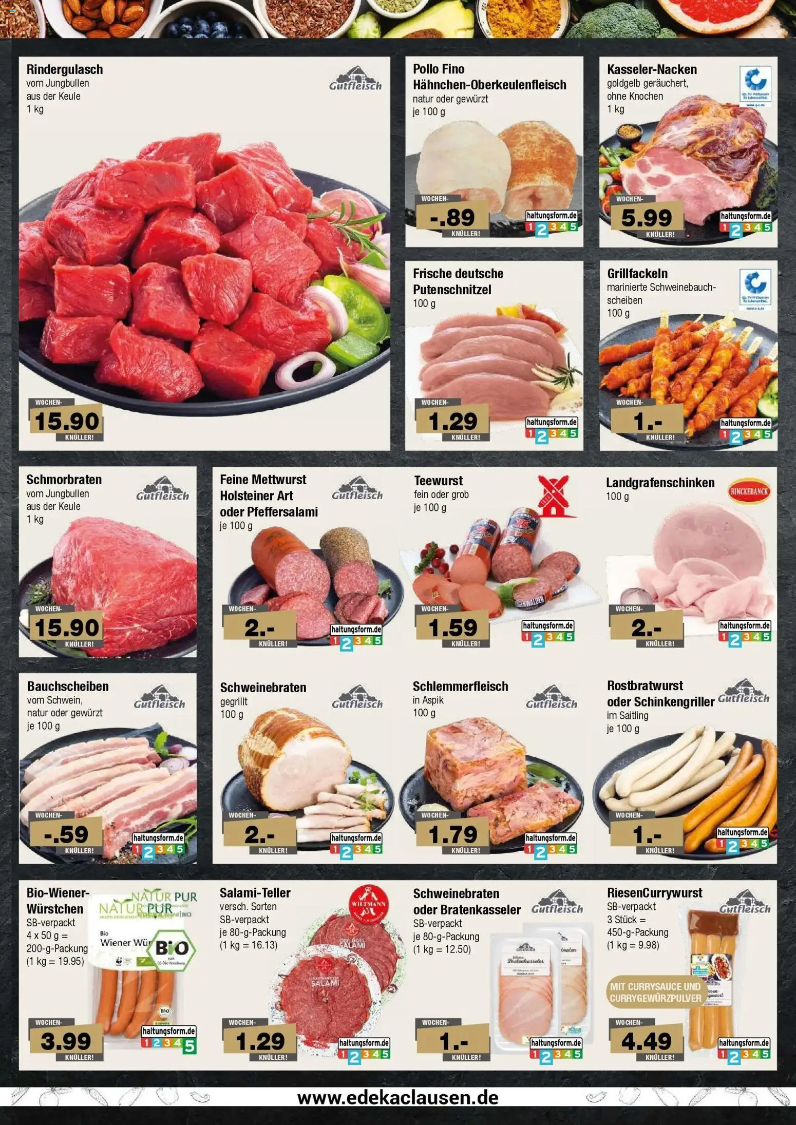 Edeka Prospekt Hamburg (ab 24.08.2026) » Angebote Online | Seite: 3 | Produkte: Rindergulasch, Schweinebauch, Putenschnitzel