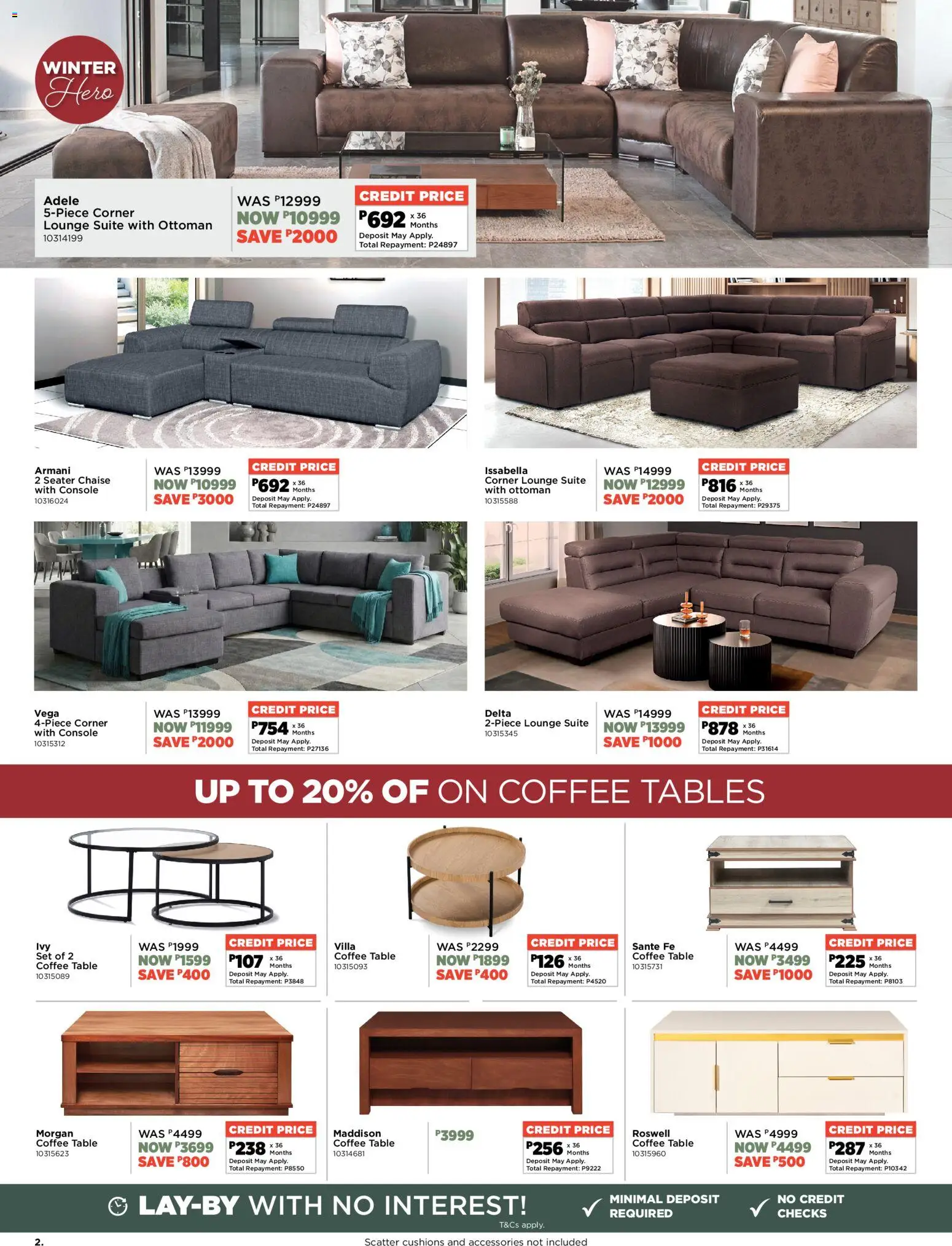 New House and Home catalogue – valid from 15.06.2026 | Page: 2 | Products: Coffee table, Ottoman, Coffee, Chaise