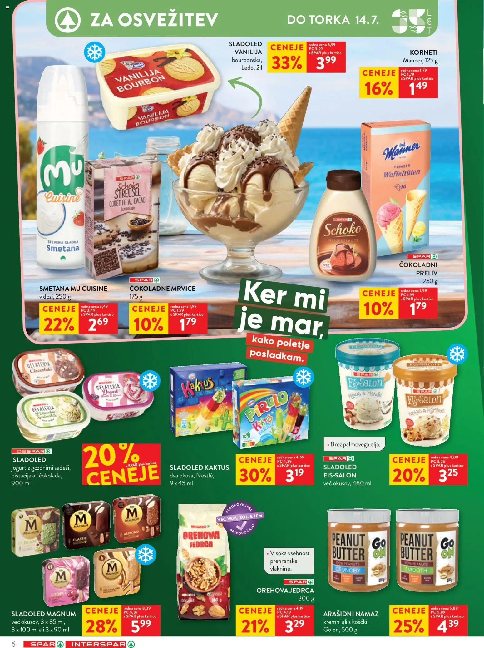 Novi Spar katalog ponudbe – veljaven od 08.07.2026 | Stran: 6