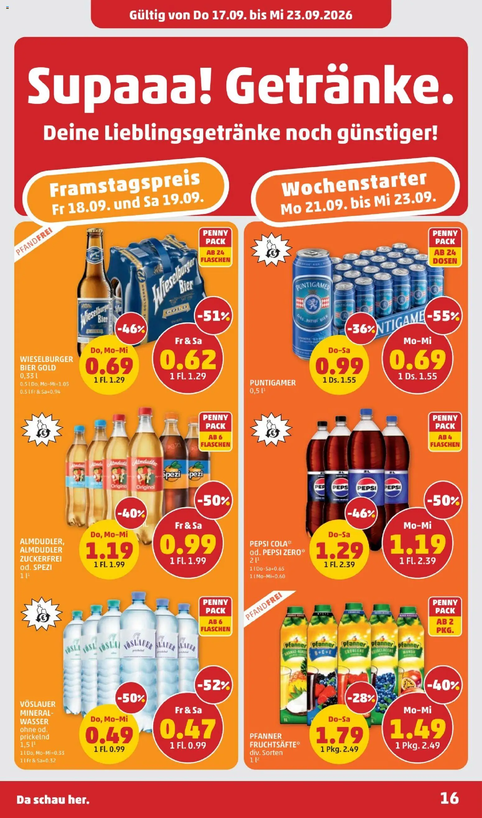Penny Markt - Flugblatt gültig ab 17.09.2026 | Seite: 16