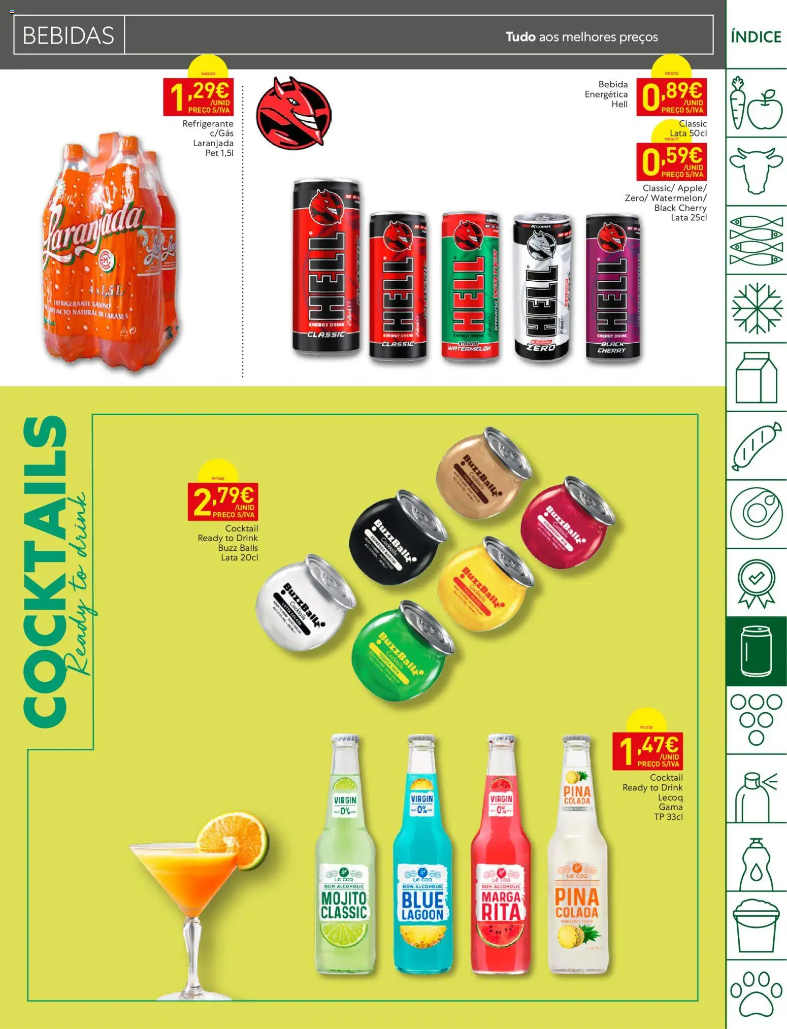 Recheio folheto Madeira │ válido de 01/09/2026 | Página: 21 | Produtos: Refrigerante, Martini, Cocktails, Bebida