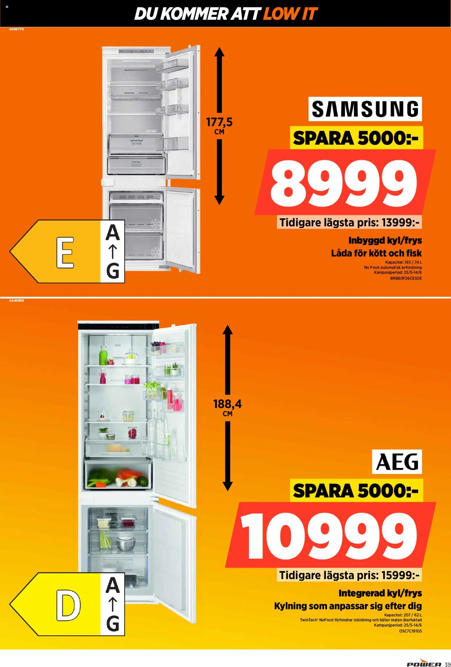 Power reklamblad aktuell från 25.05.2026 | Sida: 39