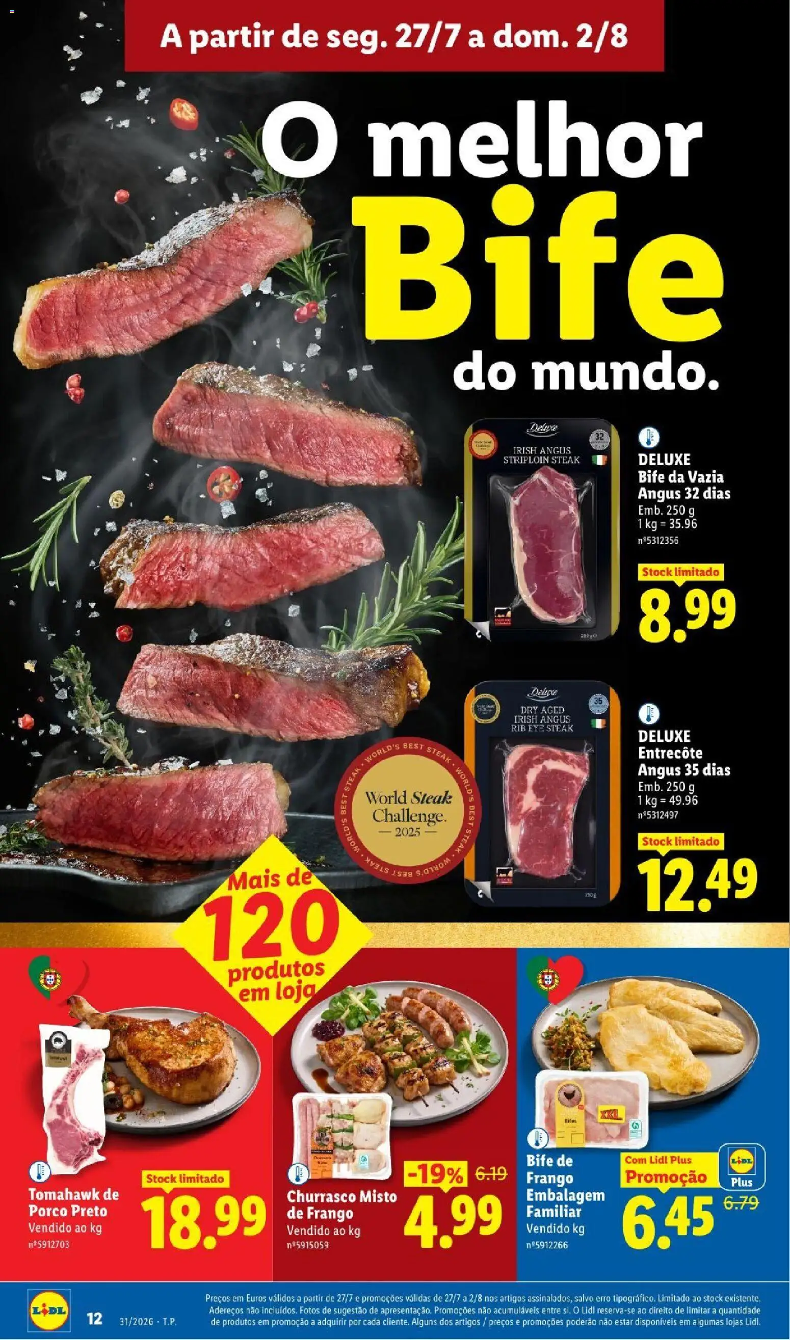 Lidl folheto │ válido de 27/07/2026 | Página: 12 | Produtos: Frango