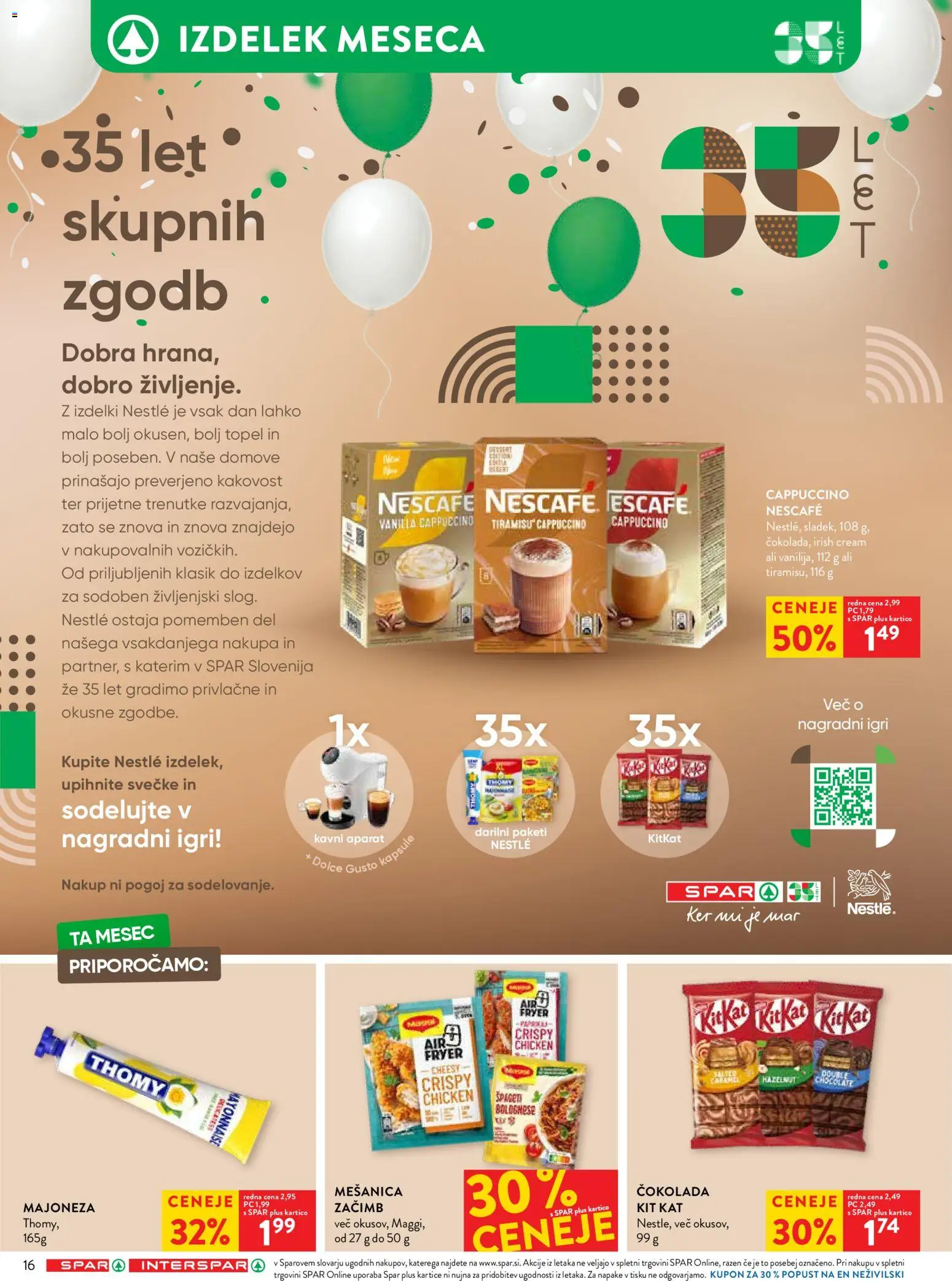 Novi Spar katalog ponudbe – veljaven od 13.05.2026 | Stran: 24 | Izdelki: Cokolada, Majoneza