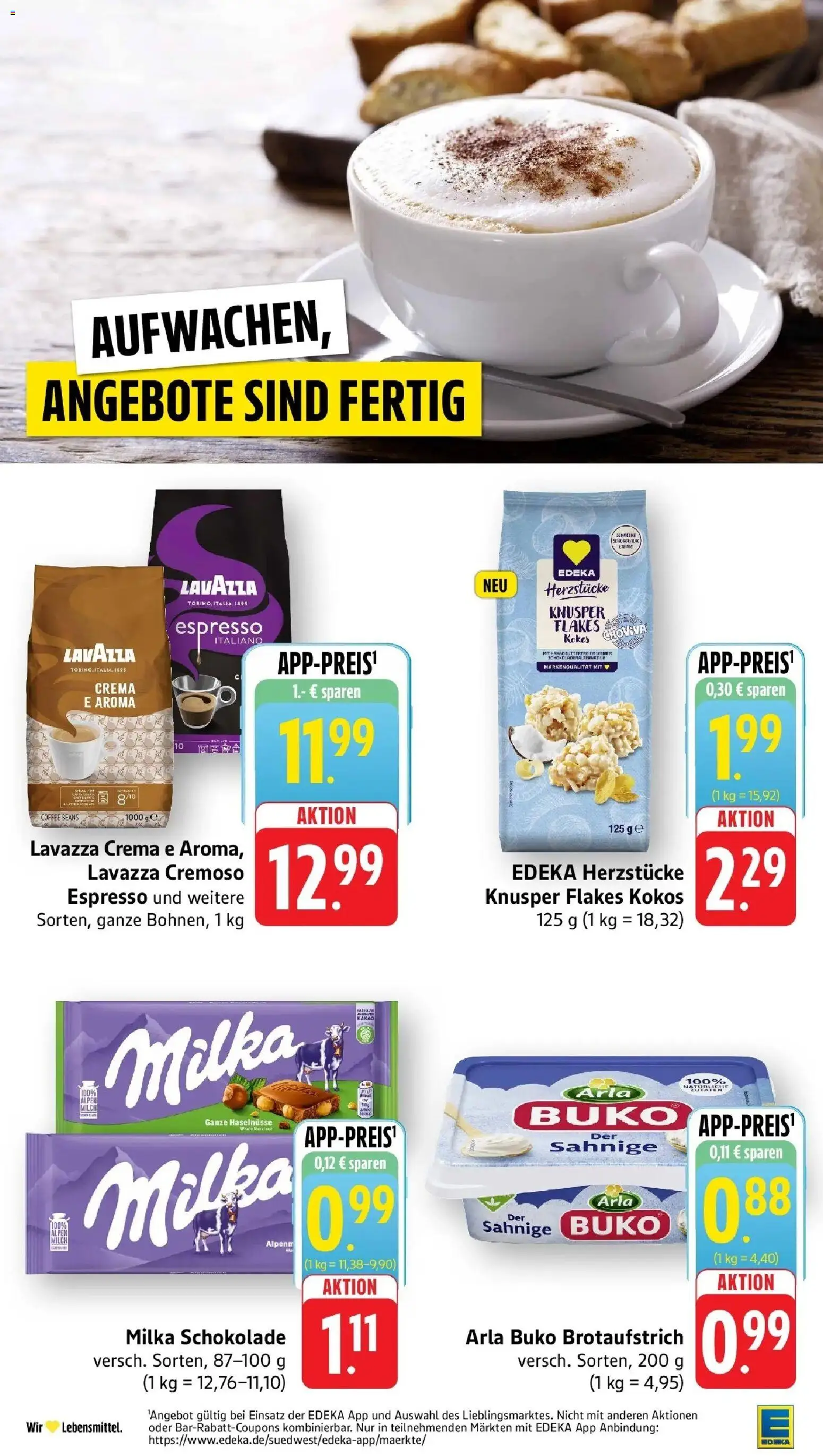 Edeka prospekt Bad Camberg	 – gültig ab 04.05.2026 | Seite: 3 | Produkte: Schokolade, Milka schokolade, Milka, Arla buko