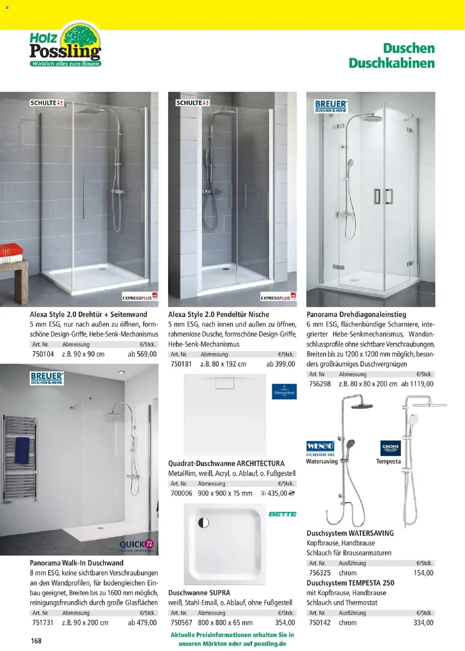 Angebote - Holz Possling: dig. Flyer | Holz-Bau-Katalog | Mai – gültig ab 03.05.2025 | Seite: 168