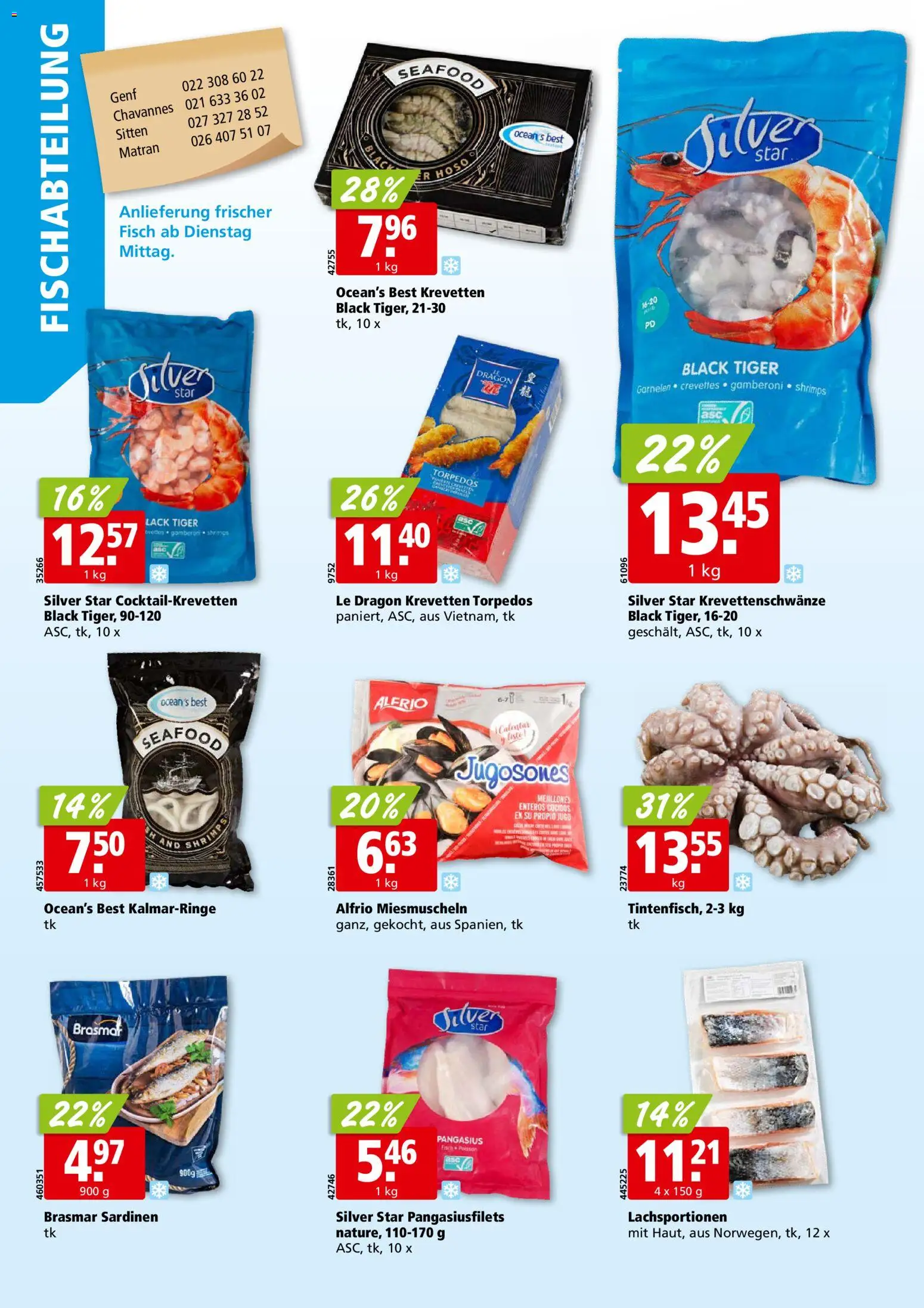 Aligro aktionen Chavannes, Matran, Genf, Sitten – gültig ab 07.09.2026 | Seite: 4 | Produkte: Fisch