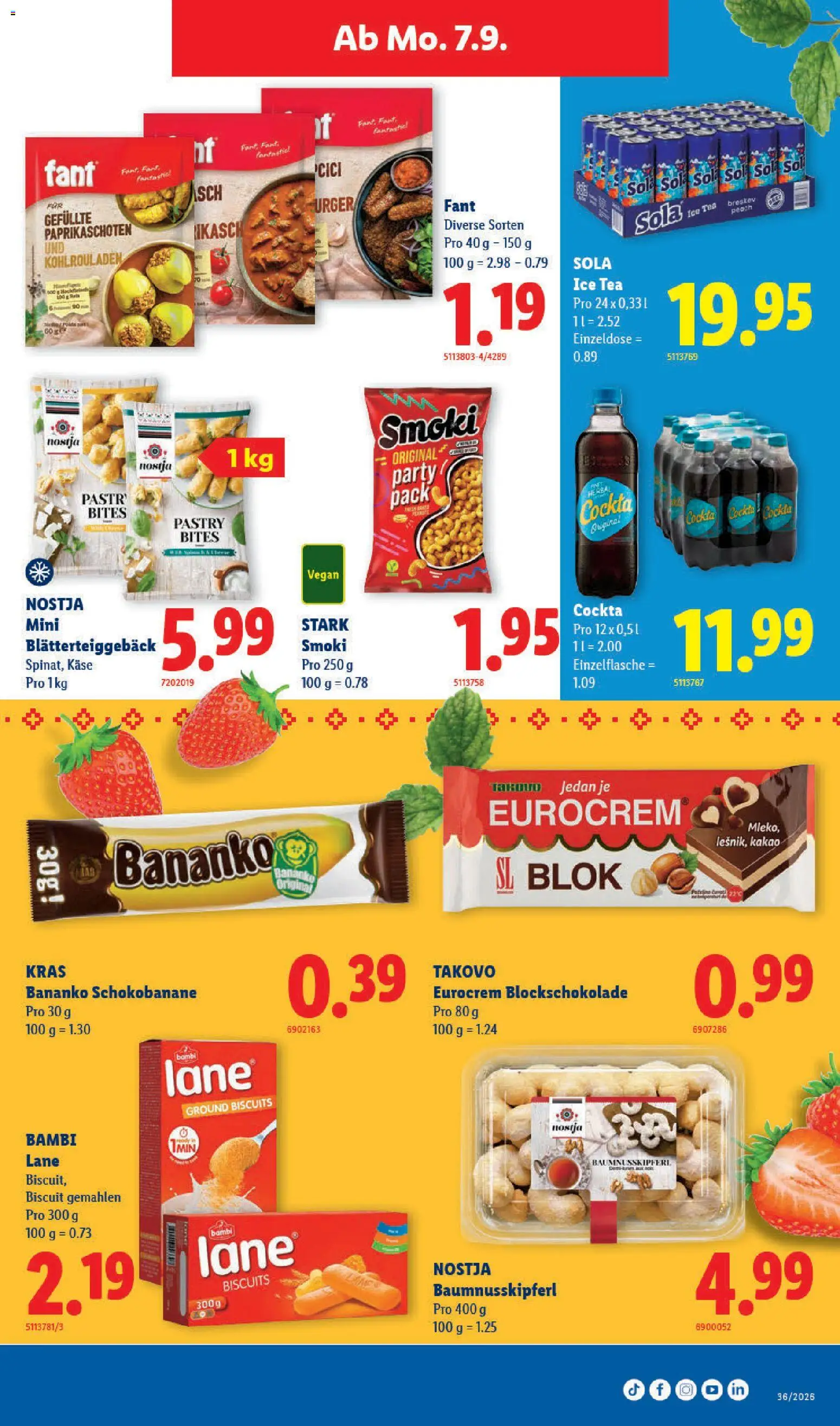 Lidl aktionen – gültig ab 03.09.2026 | Seite: 27 | Produkte: Snacks, Käse