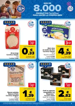 Vista previa Arroz largo Carrefour Classic 1 kg, Arroz largo Carrefour Classic 1 kg válido desde el 28/07/2026 | Página: 3