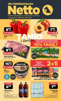 Pogląd oferty "Netto gazetka od poniedziałku spożywcza" - ważna od 08.06.2026