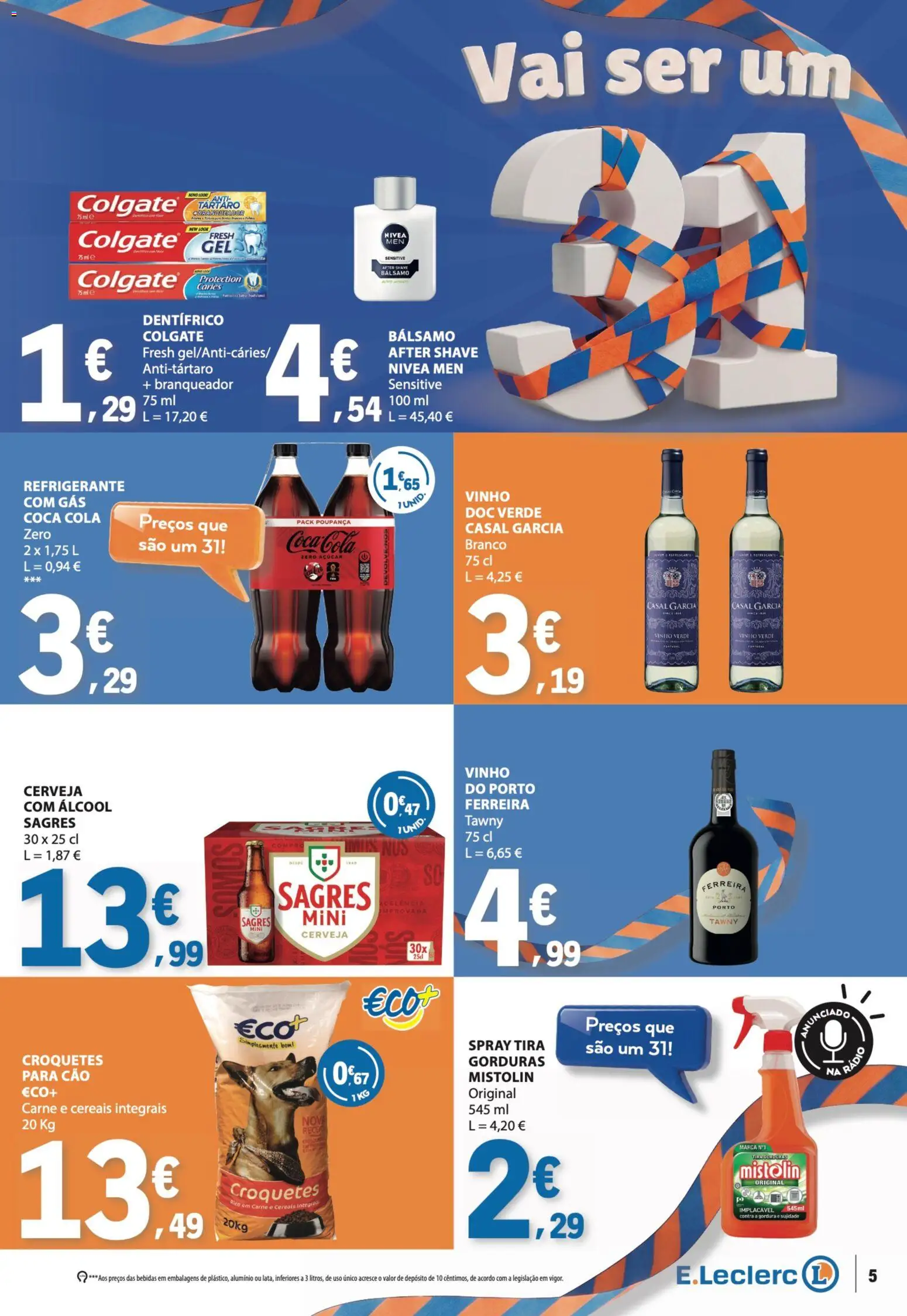 E.Leclerc folheto │ válido de 29/10/2026 | Página: 5 | Produtos: Refrigerante, Croquetes, Bebidas, Cereais