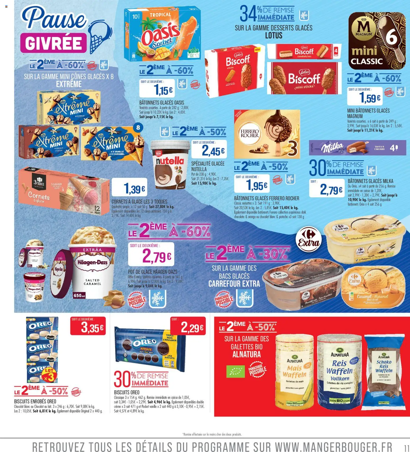 {H1} | Page: 11 | Produits: Orange, Noisettes, Cônes, Chocolat