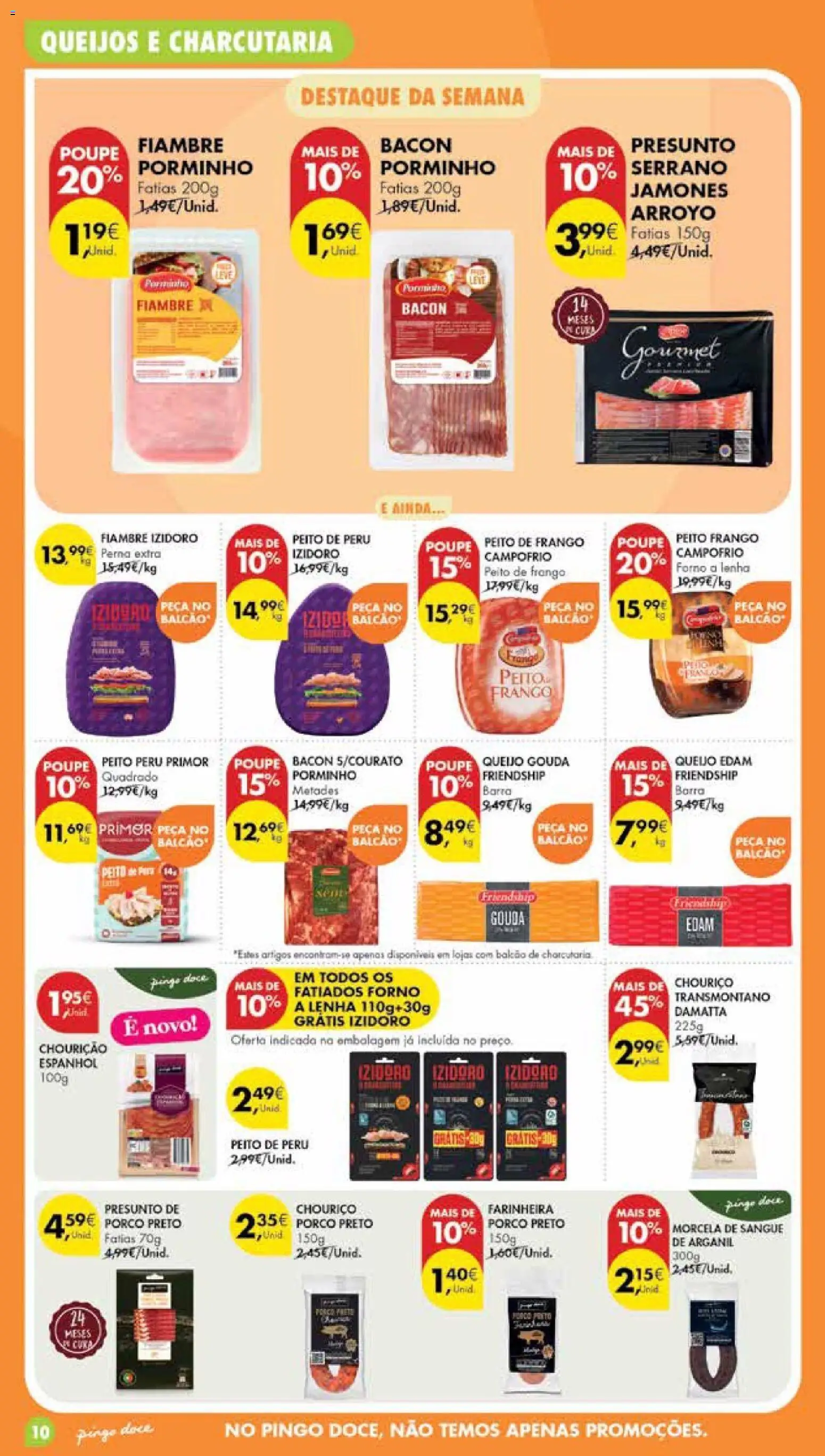 Pingo Doce Poupe Esta Semana Madeira │ válido de 04/08/2026 | Página: 10 | Produtos: Peito de frango, Peito de peru, Frango, Presunto