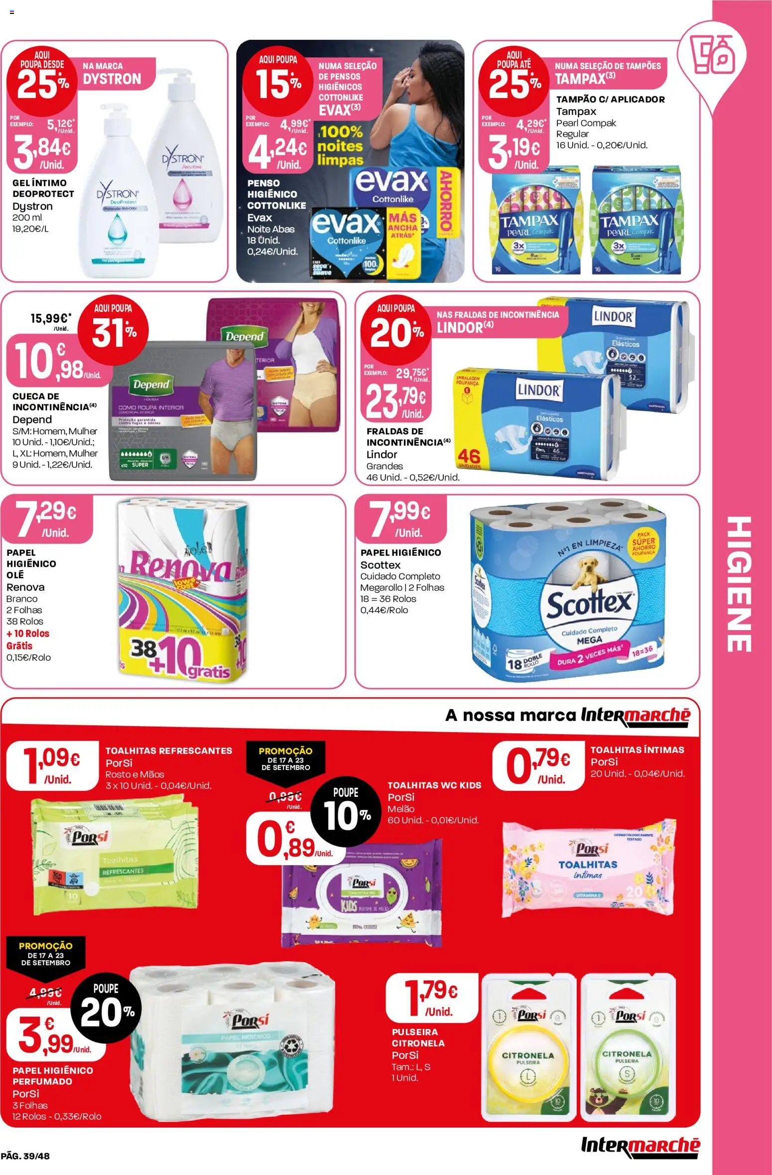 Intermarché folheto │ válido de 17/09/2026 | Página: 39