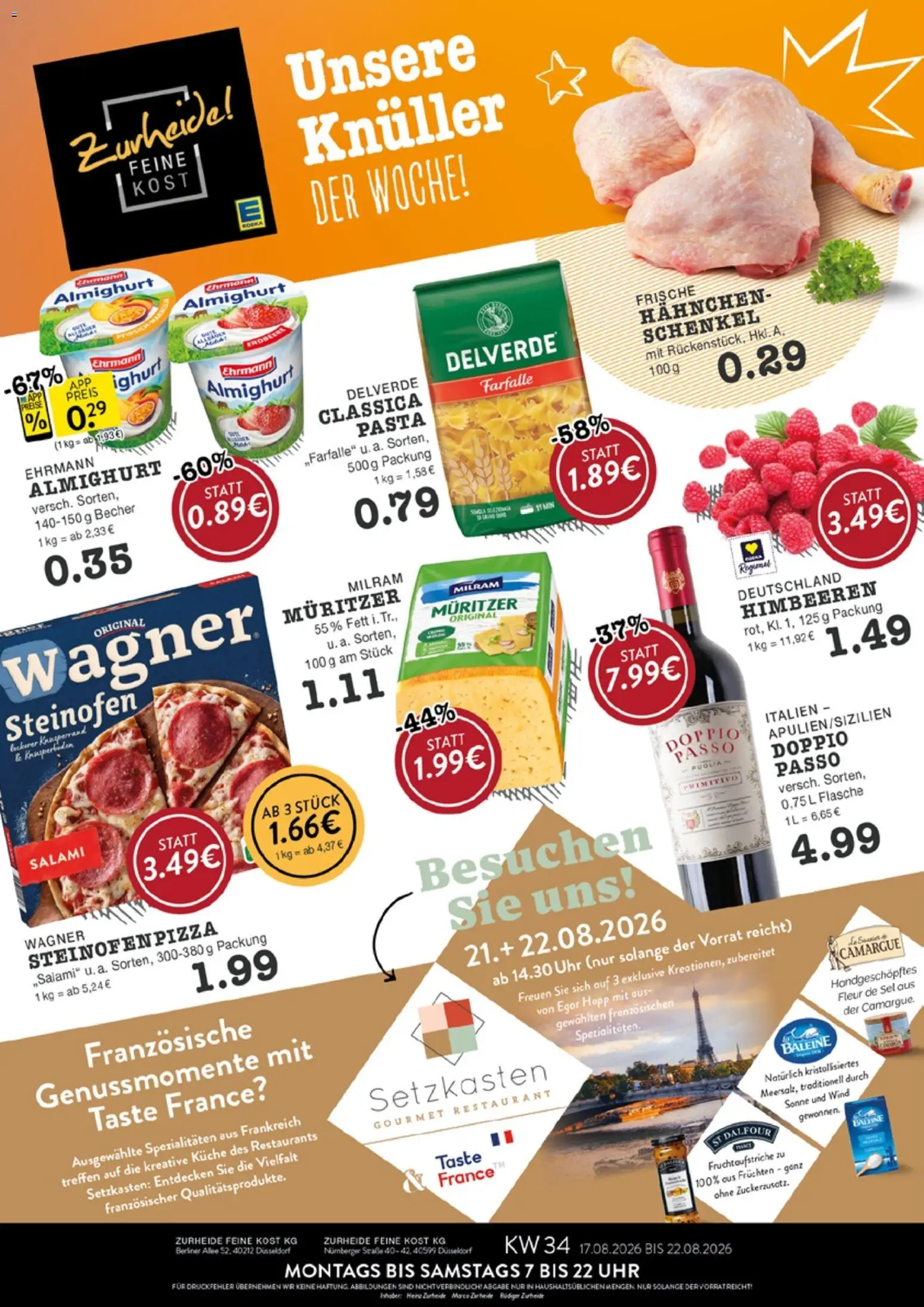 Edeka Zurheide Prospekt – gültig ab 17.08.2026 | Seite: 1