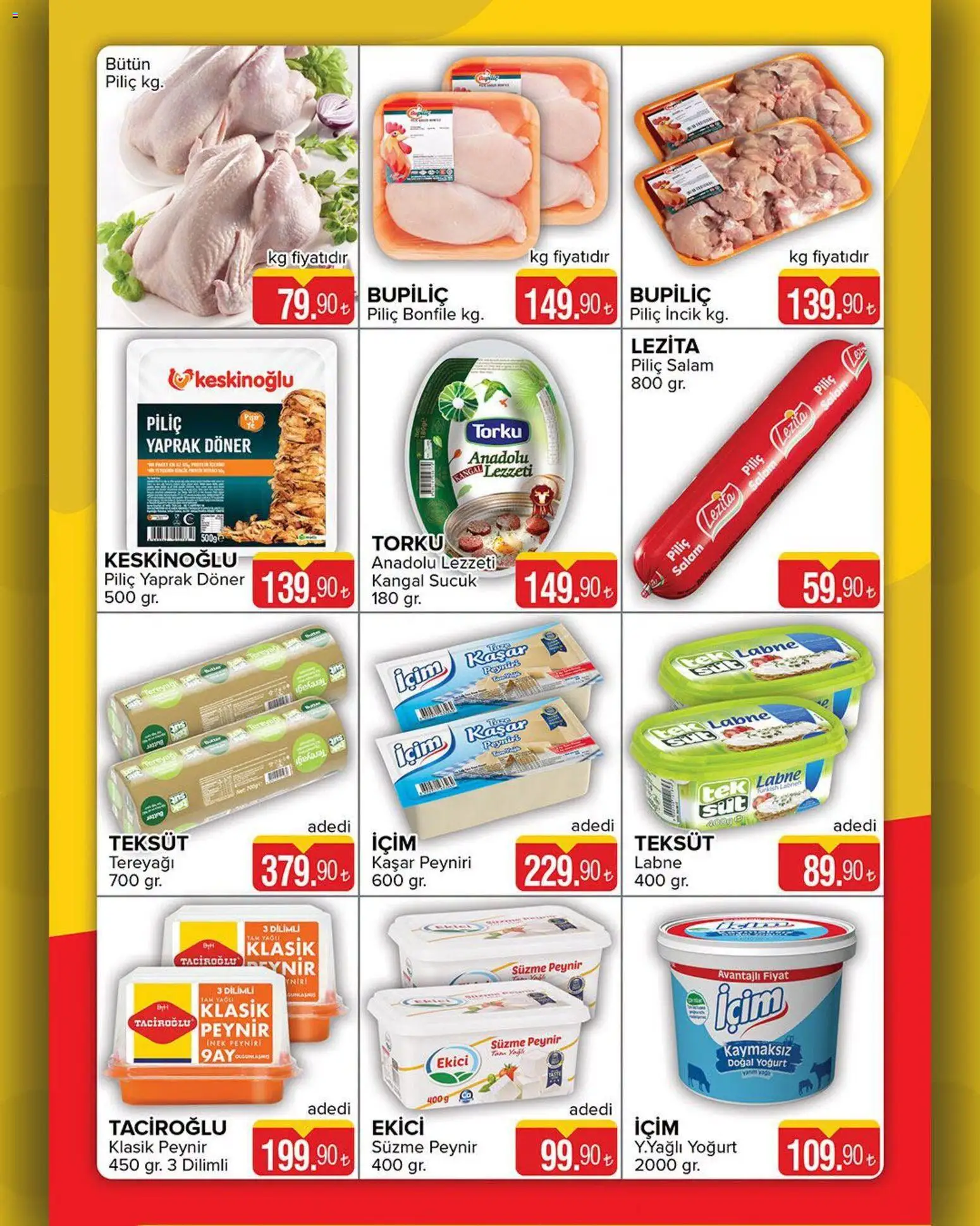 Seyhanlar Market Katalog - 10 Ağustos 2026 tarihinden itibaren geçerlidir | Sayfa: 2 | Ürünler: Tereyağı, Peynir, Ekici, Süzme peynir